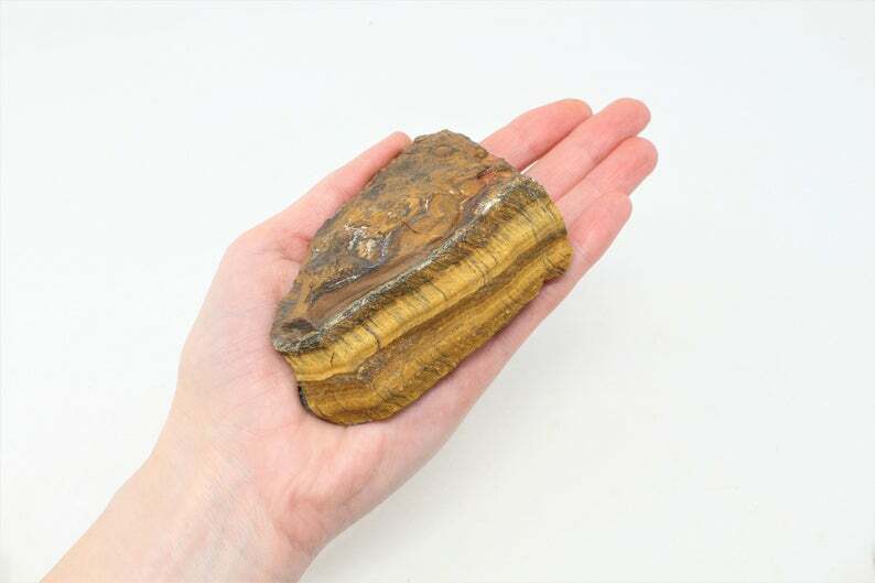 Tiger Eye XL Rough Raw Chunk – High Grade A Quality – Healing Crystals