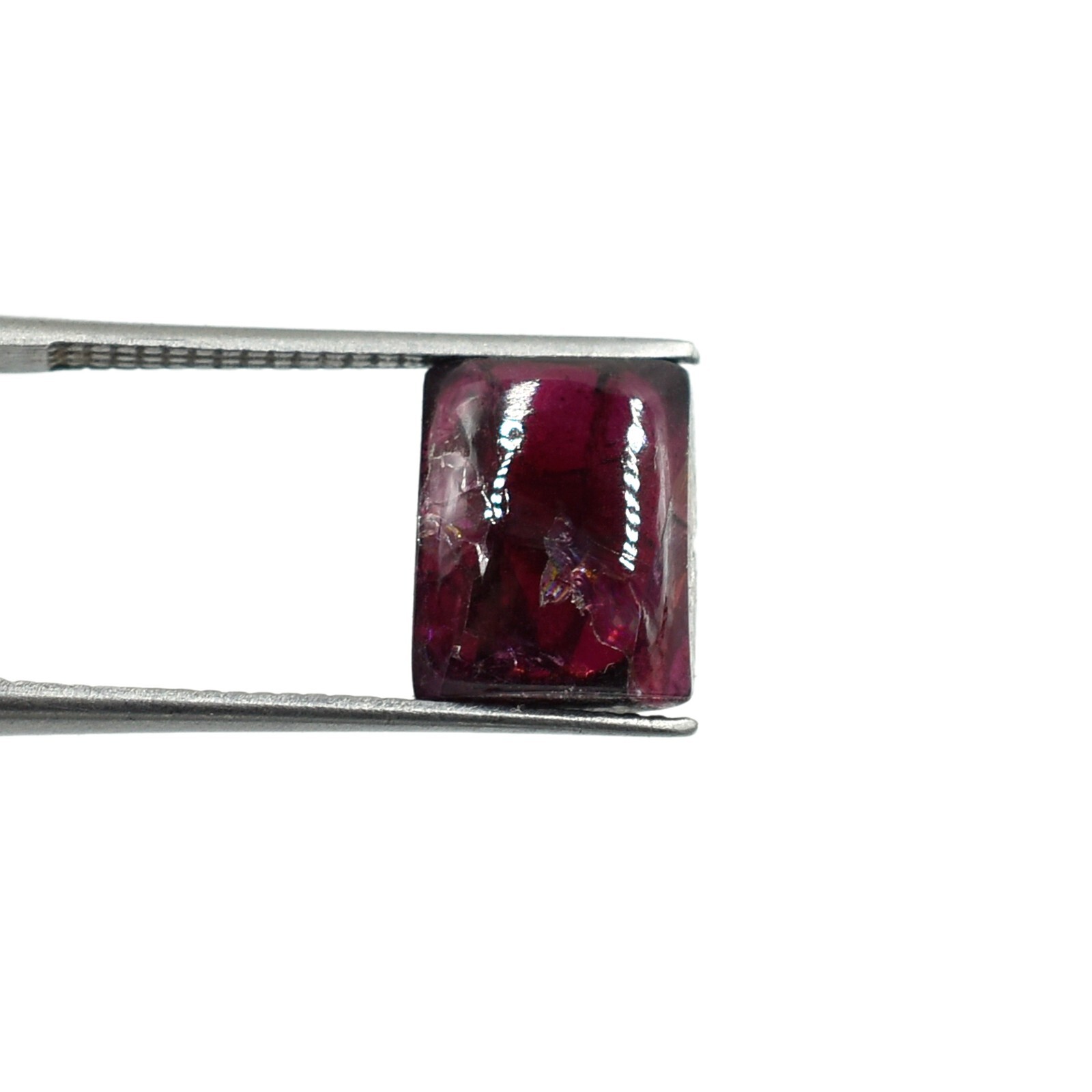 Natural Garnet January Birthstone Loose Gemstone For Jewelry Making Smooth Stone