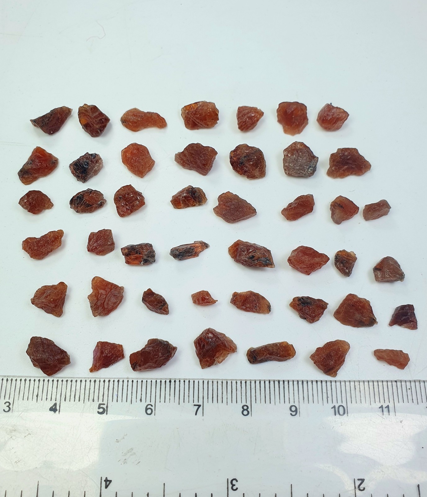 Extremely Rare Triplite Raw Chunks (45 Small Pieces Lot) From Skardu Pakistan