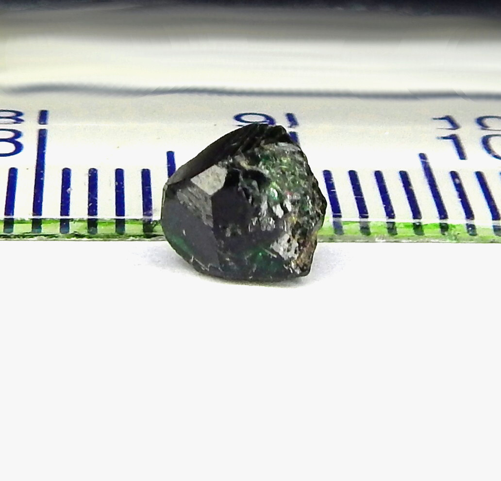 1ct Green to Red Usambara Chrome Tourmaline Natural Mined Unheated Facet Rough