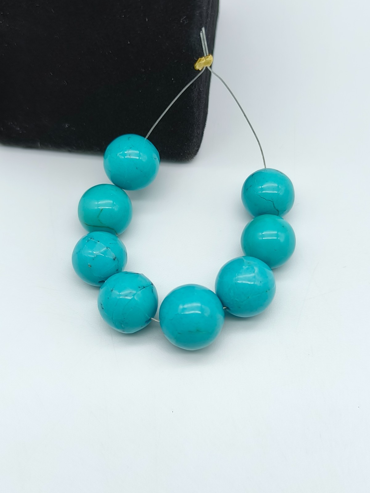 Genuine Turquoise Round Ball Beads New Arrival Gemstone Beads For Making Jewels