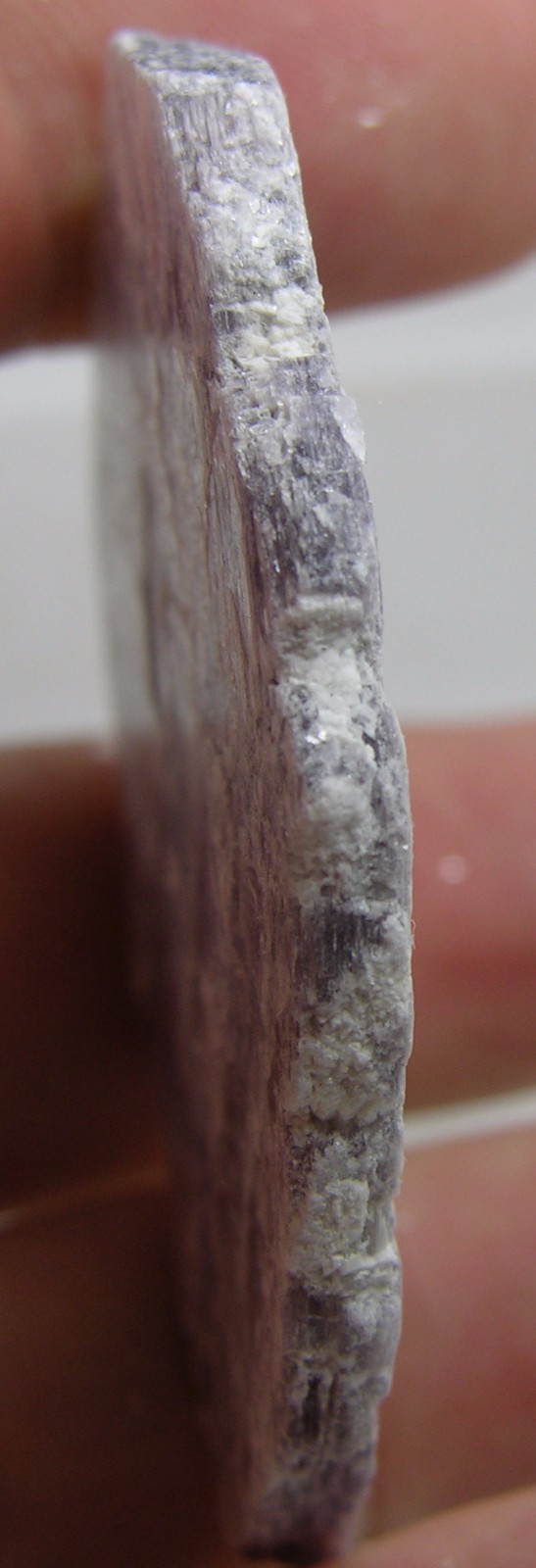 #6 55mm Brazil Natural Raw Semi-Translucent Mica Crystal Slice Specimen 1 1/8 in