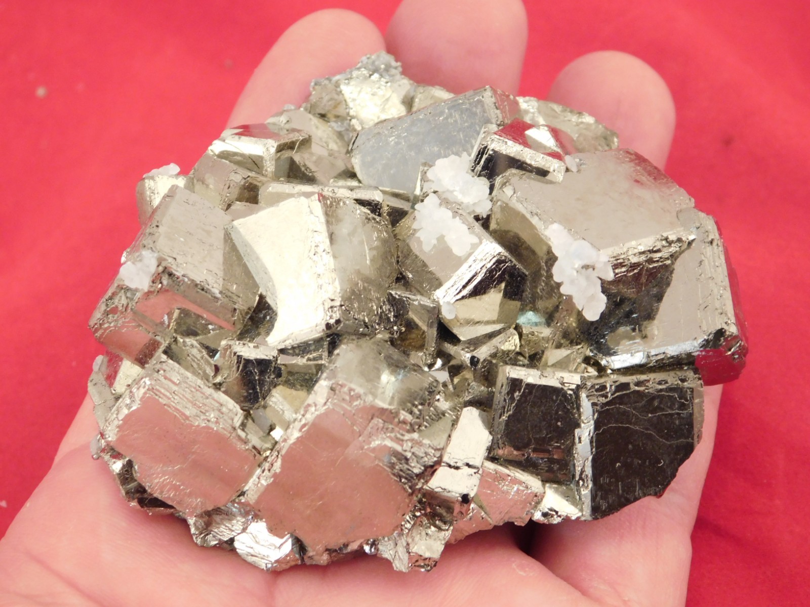 LARGER! PYRITE Crystal CUBE Cluster 100% Natural Huanzala Mine Peru 414gr