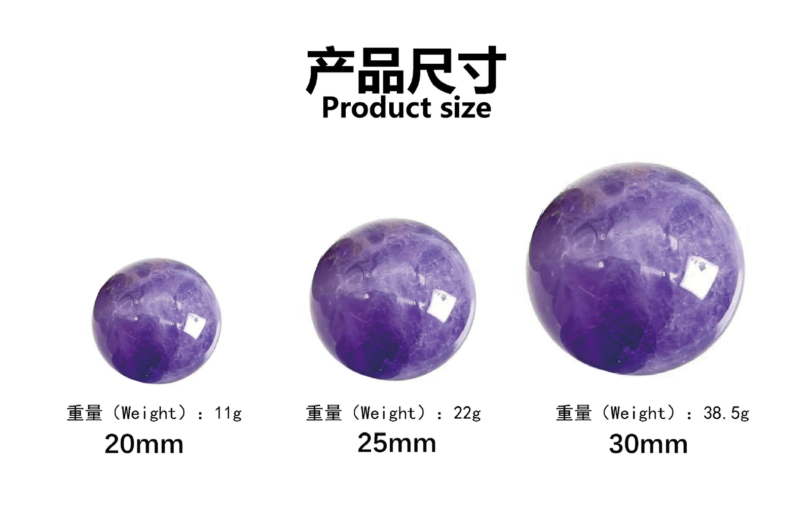 20/25/30mm Solid Gemstone Polished Rock Minerals Crystal Healing Orb Ball Sphere