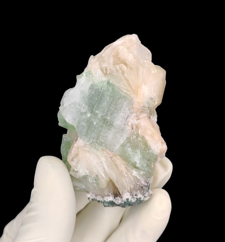 Natural Green Apophyllite In Stilbite Minerals #11