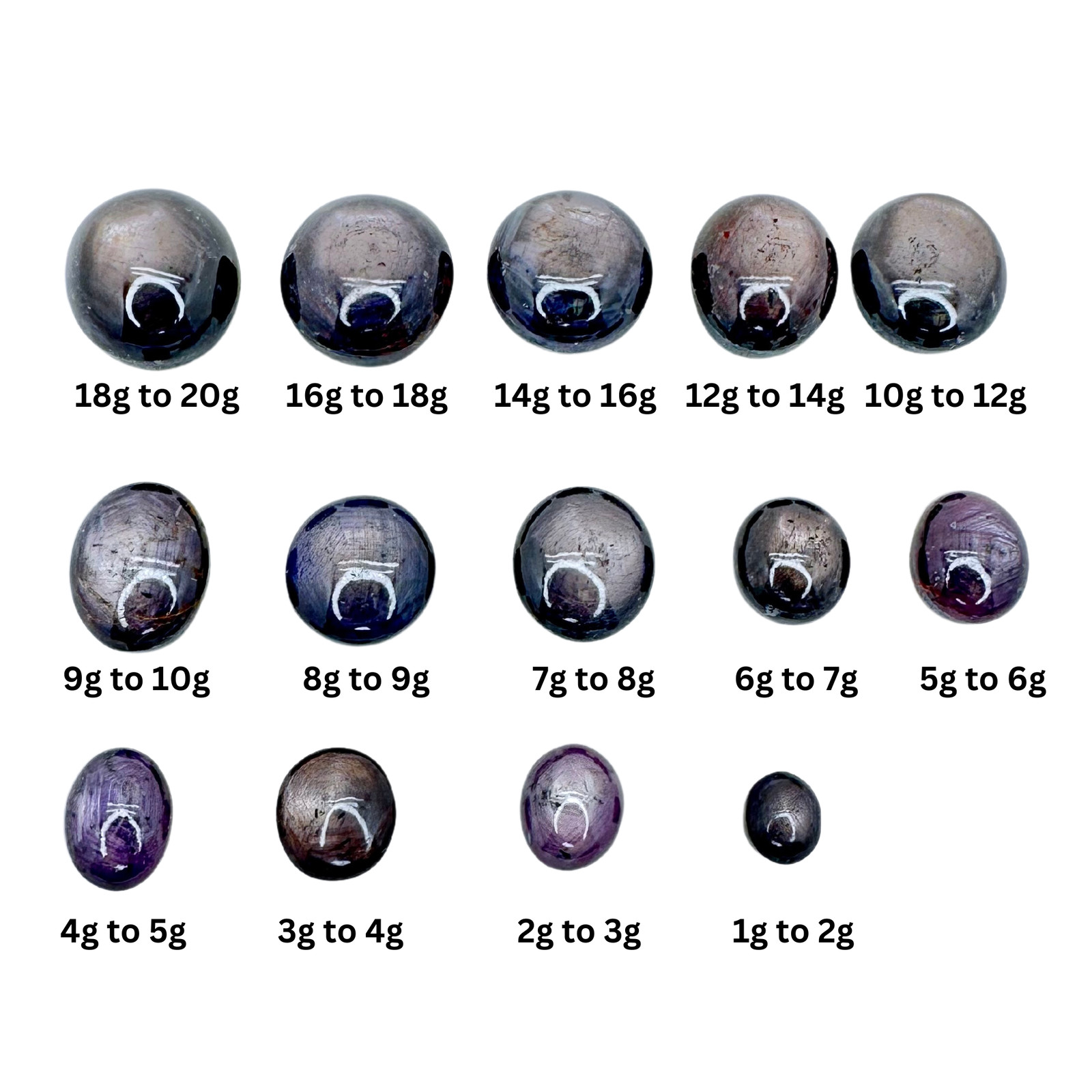 Blue Sapphire Tumbled Stone (Grade AAA) Natural Blue Sapphire from India