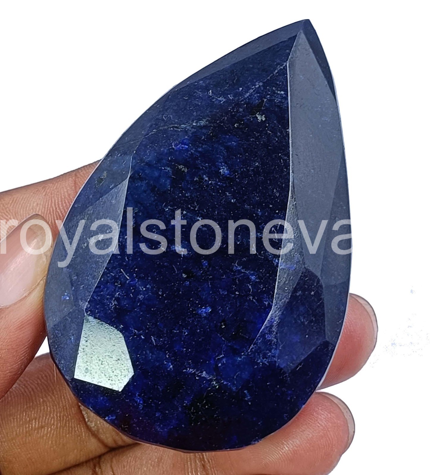 607.00 Ct Pear Cut Natural Blue Sapphire IGL Certified Opaque Loose Gems 5AOI