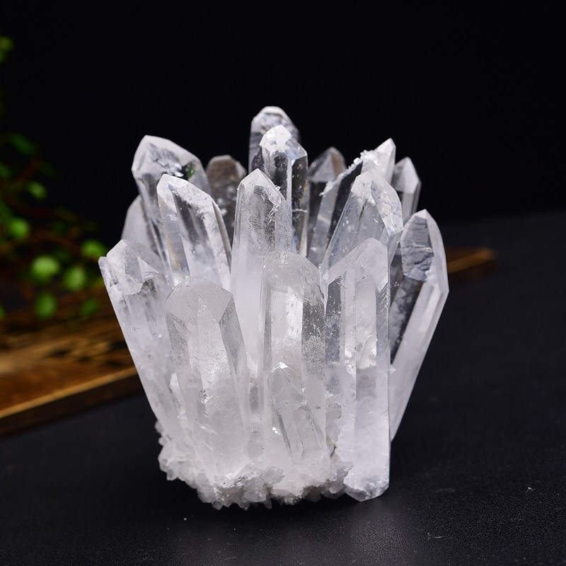 200-300g Natural Clear Quartz Cluster Crystal Point Gemstone Geode Specimen Gift