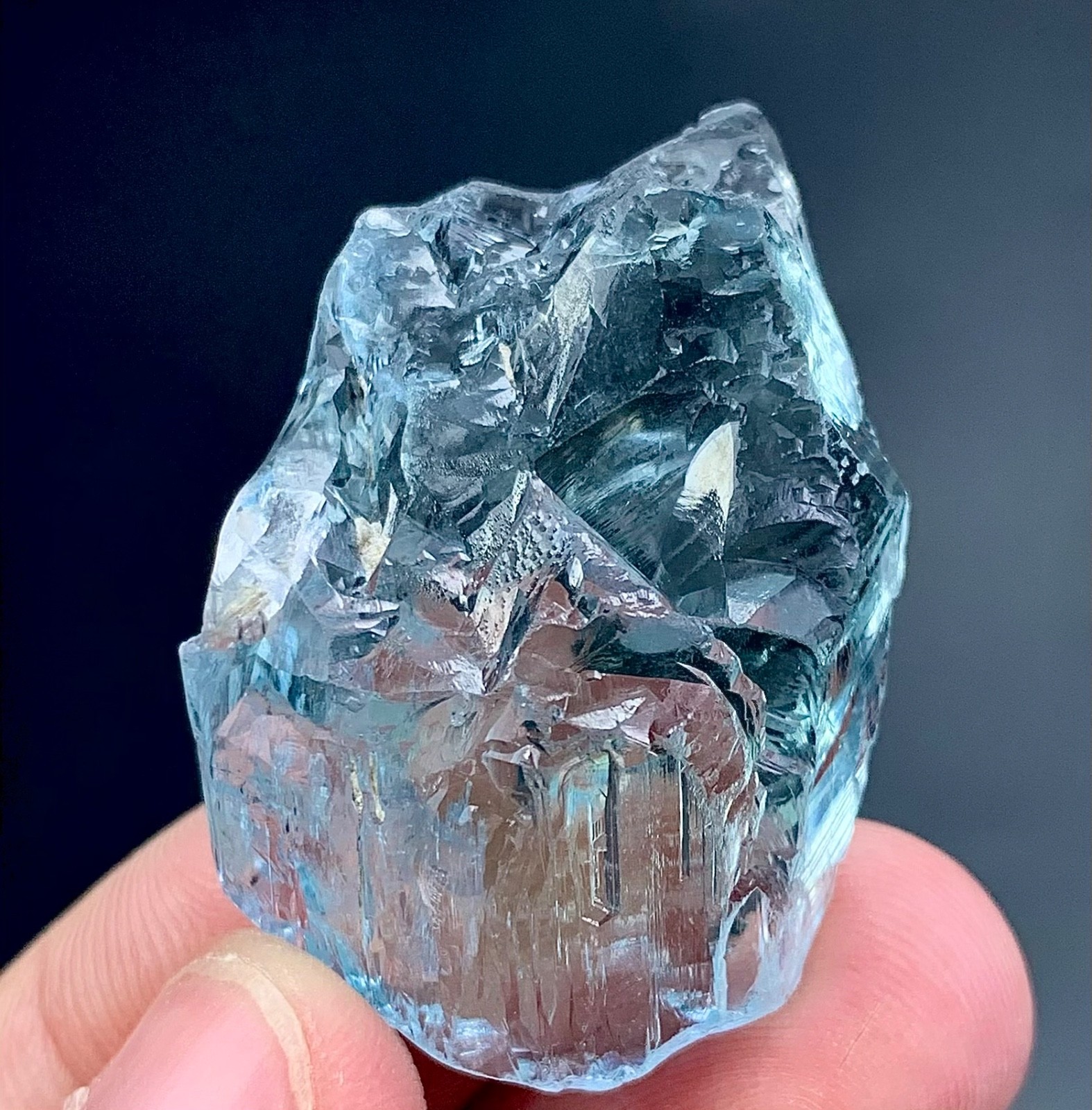 87 Carat Natural Kunzite Crystal Specimen From Afghanistan