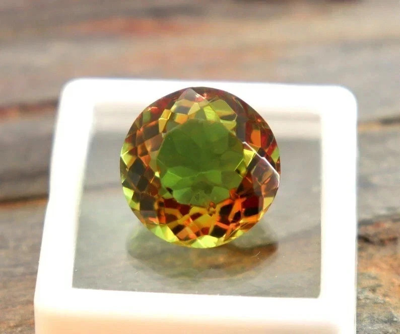 25+ Ct Zultanite Round Cut Certified 7 Color Change Magical Loose Gemstone