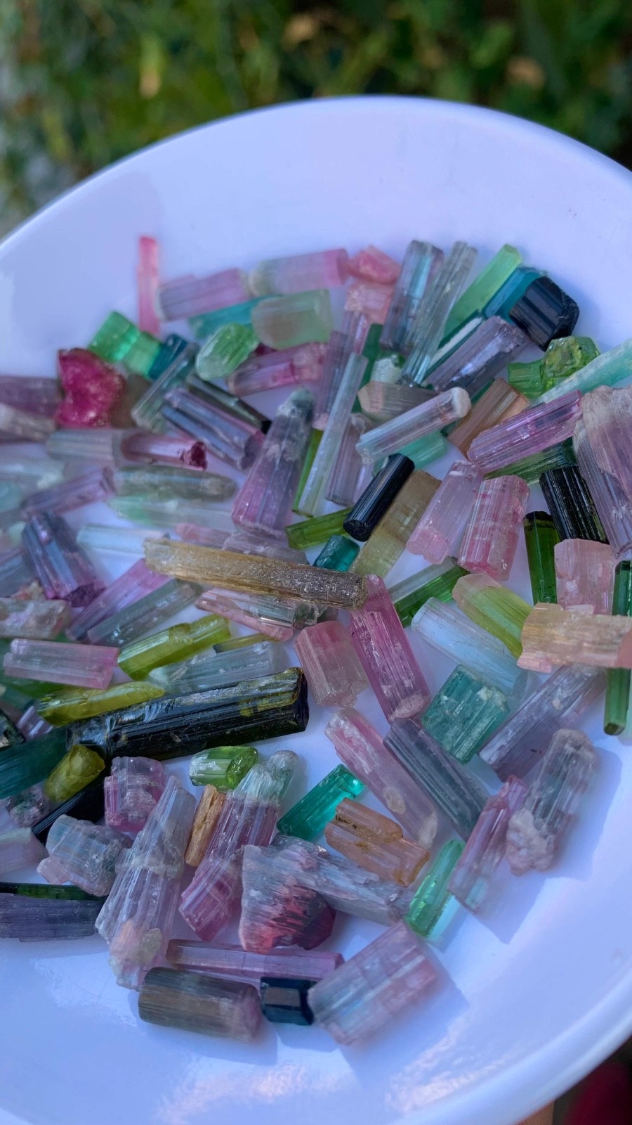 Mix Color Tourmaline Crystal