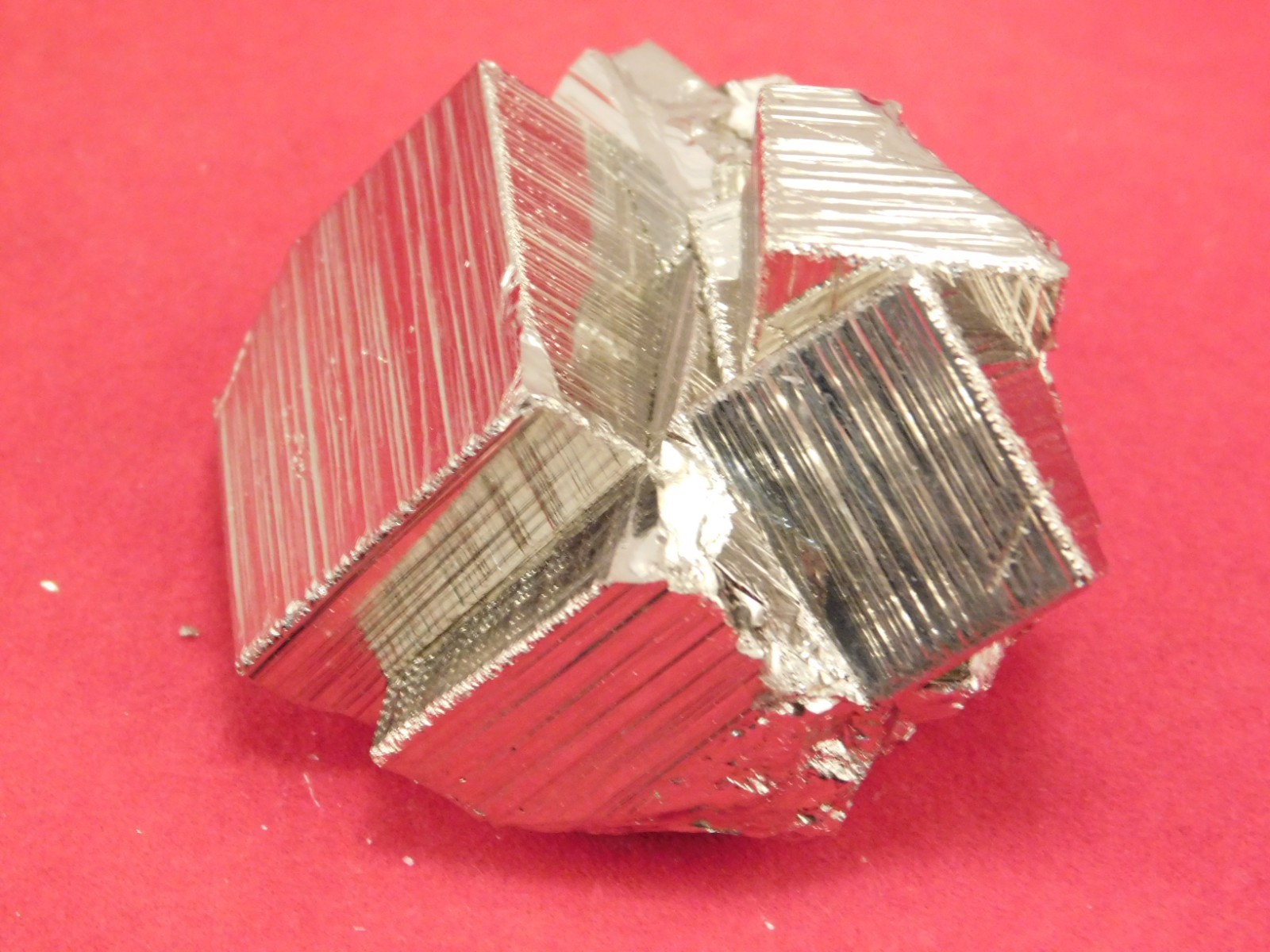 Smaller Nice and 100% Natural Pyrite CUBE Cluster Huanzala Mine Peru 132gr