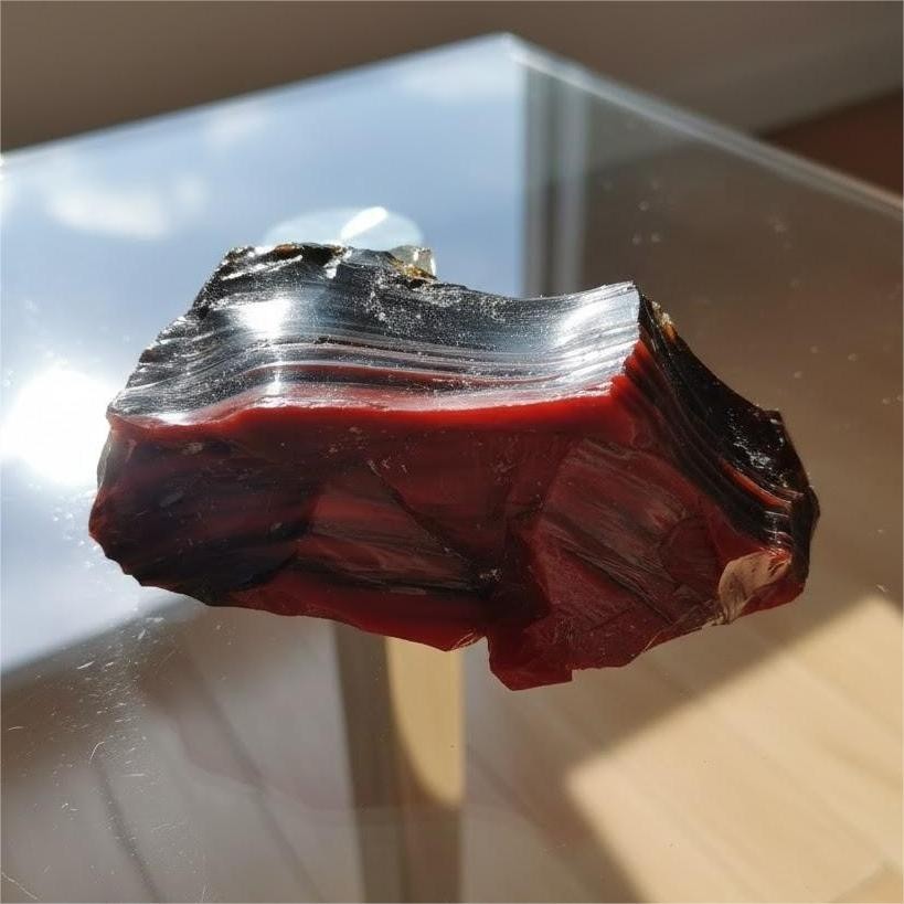 Bloodstone Jasper Rough Slab Crystal 910-1010 CT Red | Protection Healing Energy