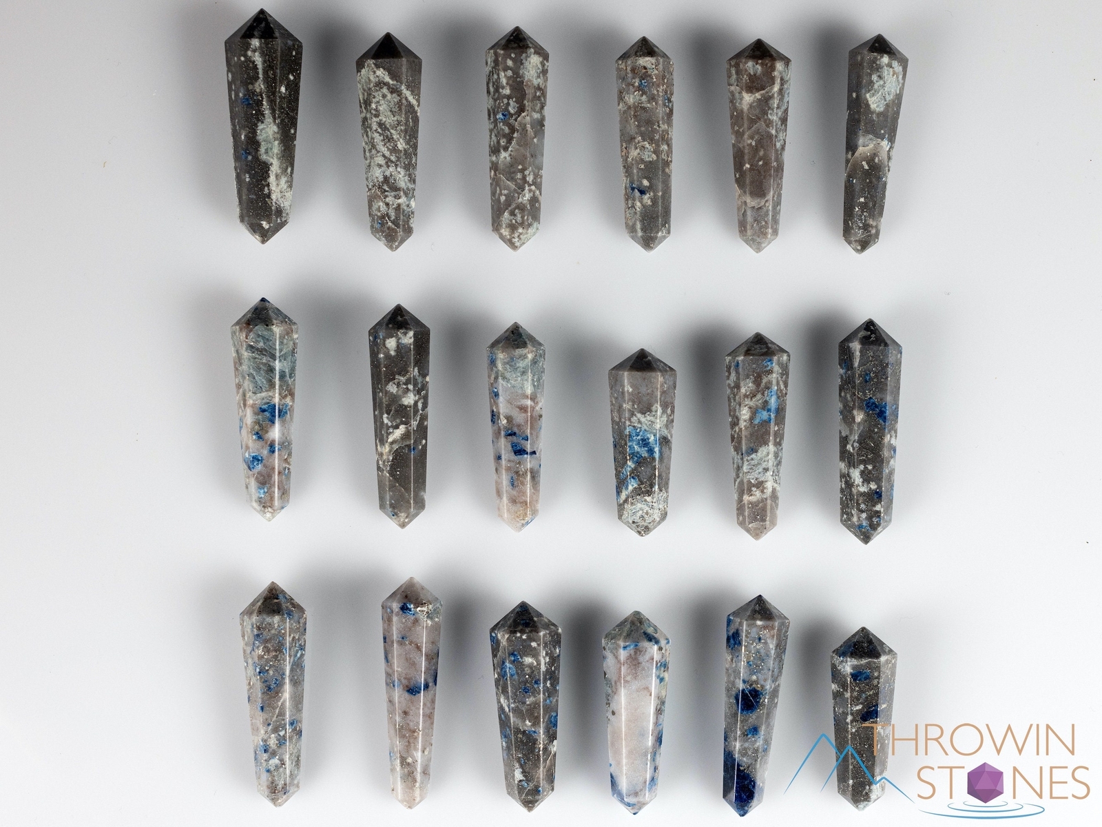 LAZULITE Crystal Points – Mini – Jewelry Making, Healing Crystals Stones, E1827