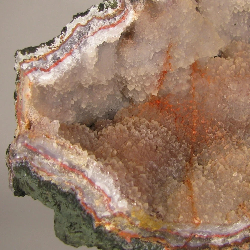 6.6″ AMETHYST GEODE Crystals Cluster – Morocco – 2.2 lbs.