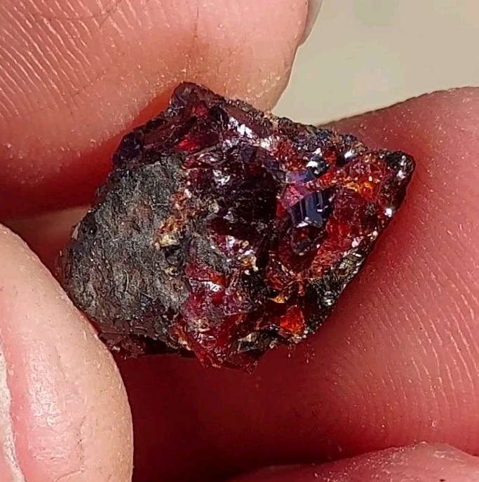 ULTRA RARE GEM RHODOCHROSITE ON MATRIX N’Chwaning I Mine, KMF, South Africa