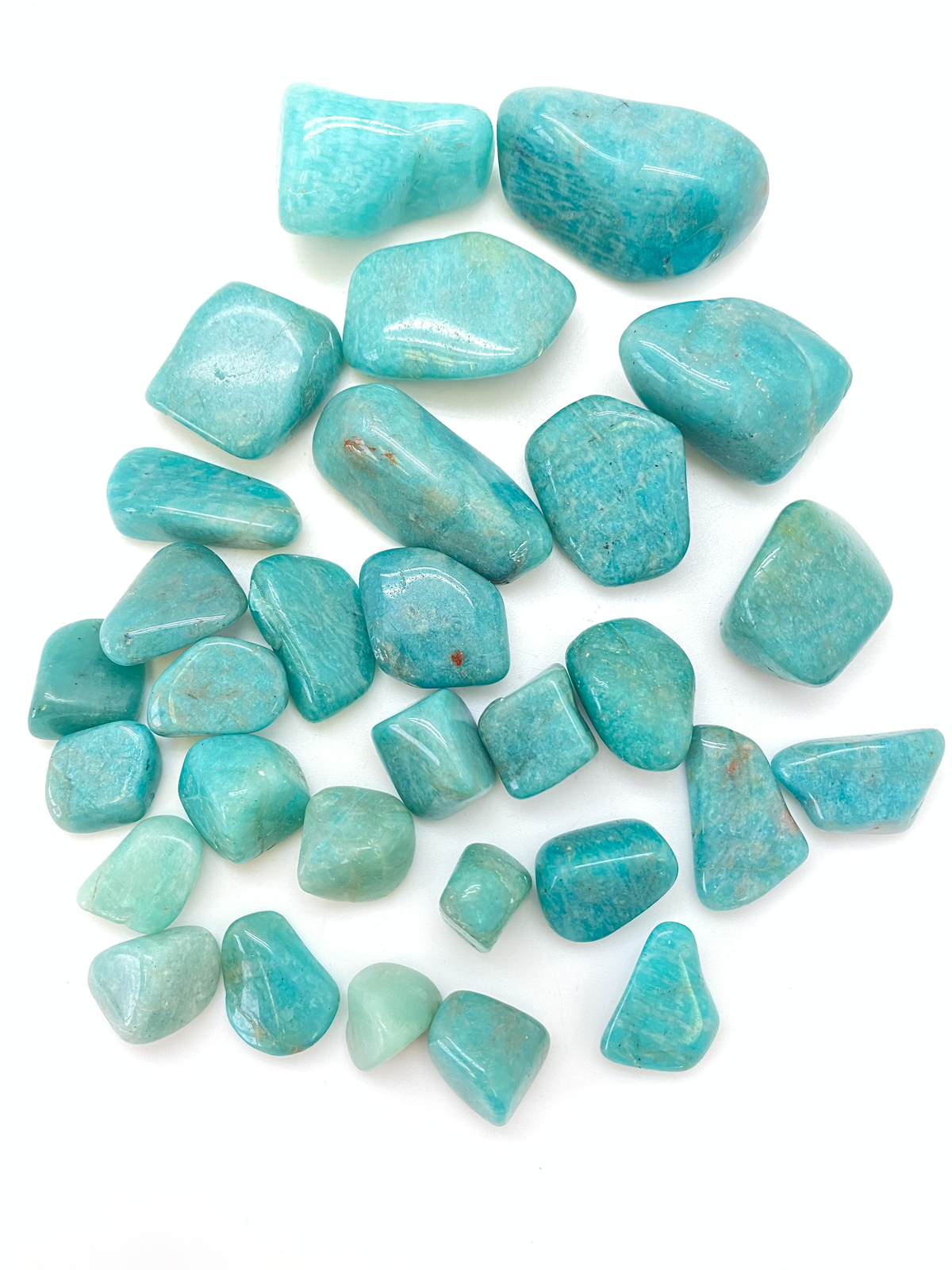 Amazonite Tumbled Stone – Polished Natural Amazonite Crystal from Mozambique