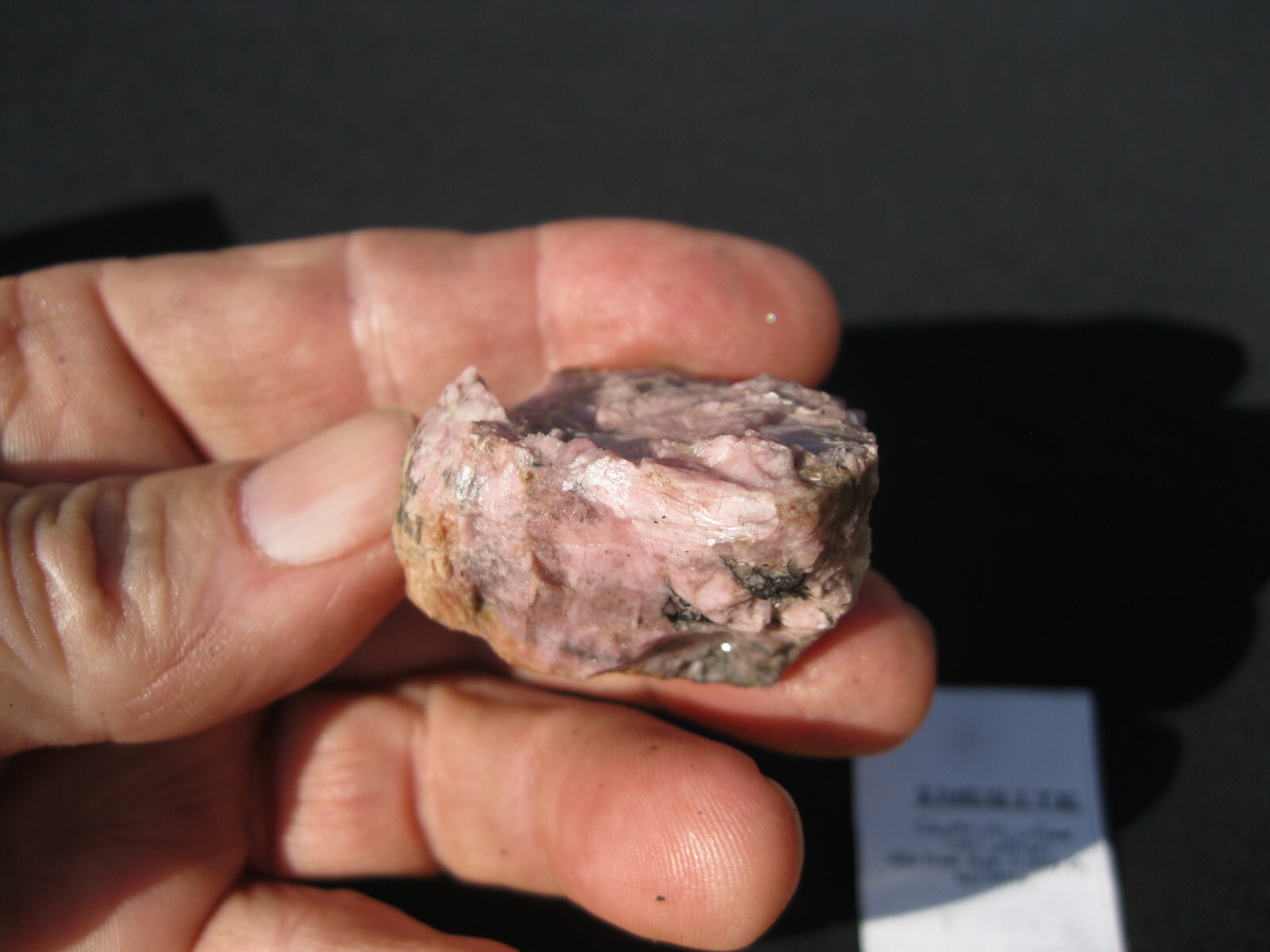 INESITE, Crystal, RARE mineral, 1 3/4 x 1 1/2 x 1″ 1.8 oz. / 51 g.