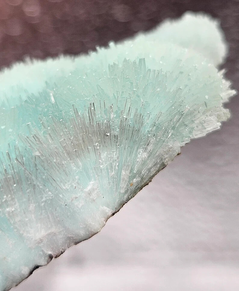 112g Blue Aragonite Greece Raw Specimens Crystals Minerals
