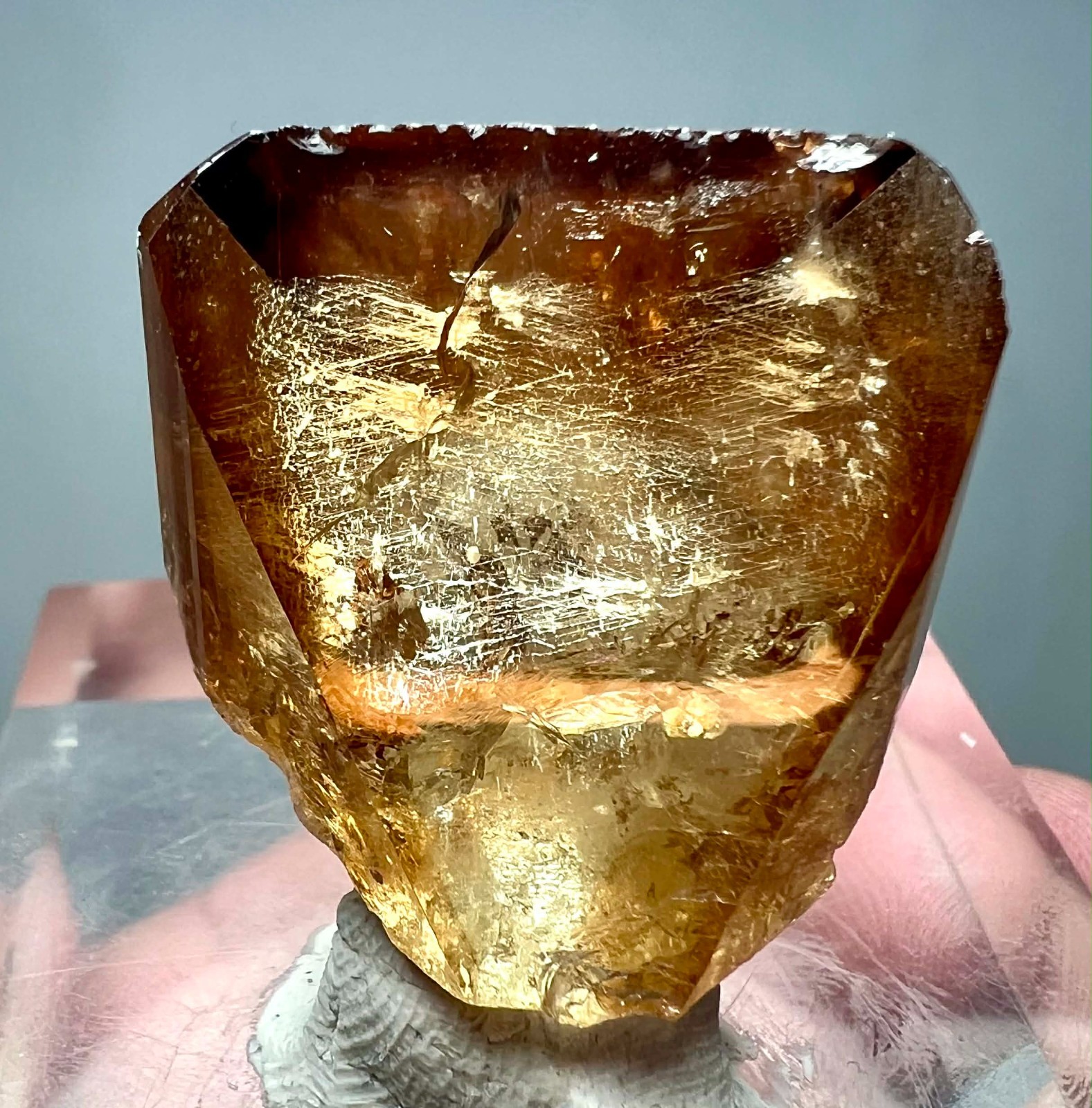 100 Carat Amazing Eye Clean Honey Topaz Huge Crystal From Skardu @PAK