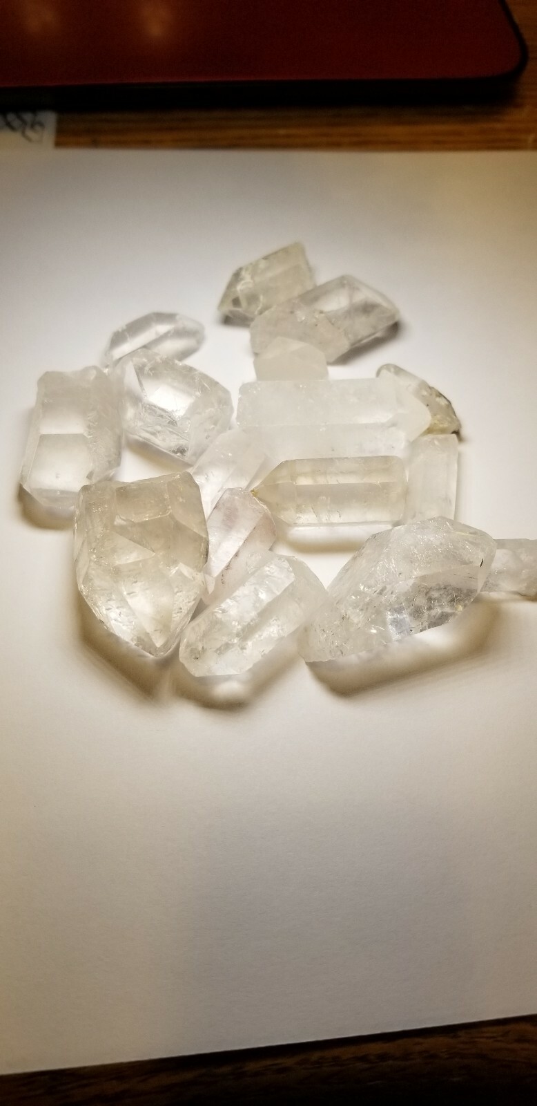 1/2 lb Natural Clear Quartz Crystal Mixed Size Points Jewelry Brazil Mineral