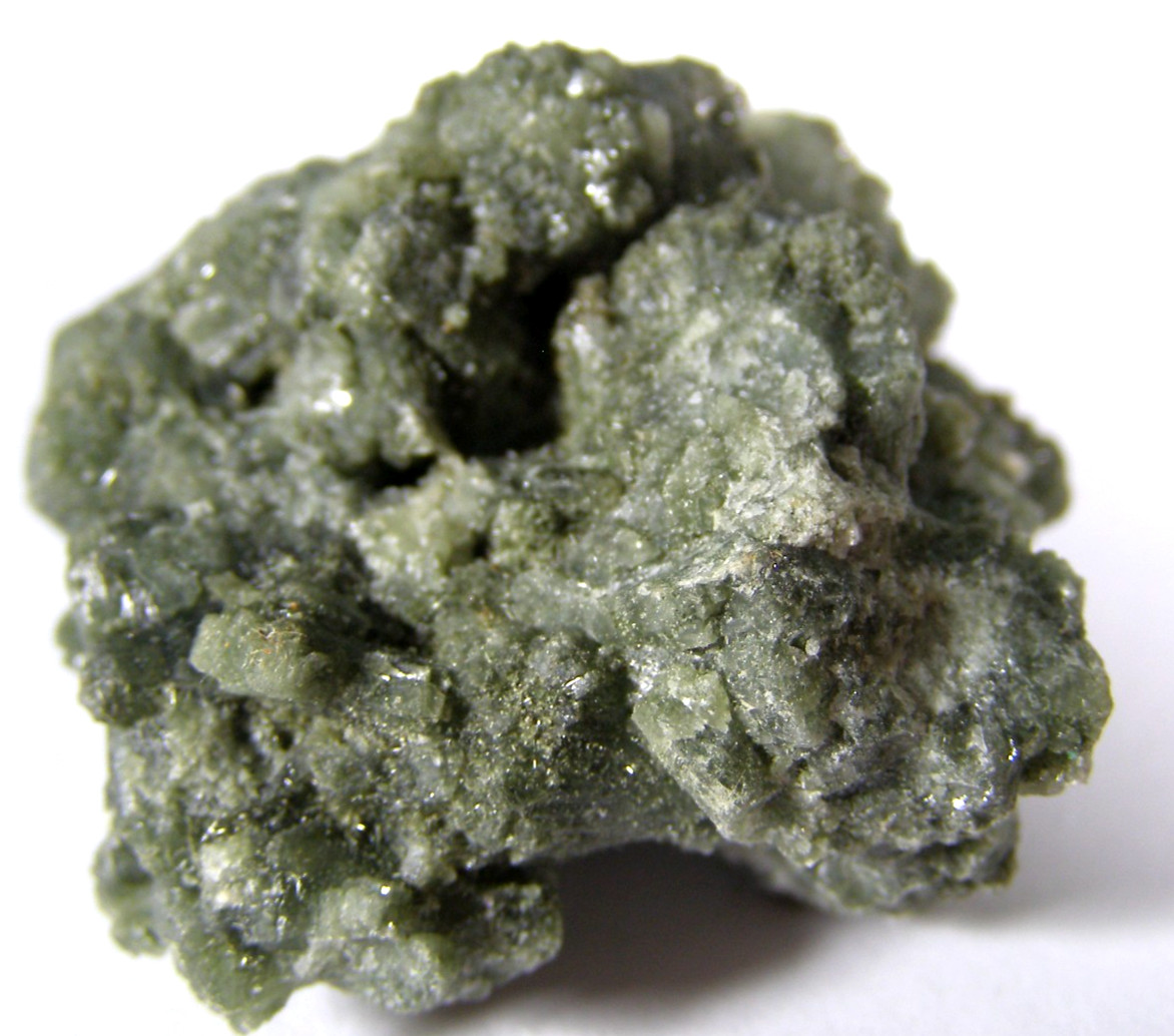 NATURAL CLUSTER of DARK PREHNITE 3.9 x 3.5 x 2.6 cms 36.44 gms #6*