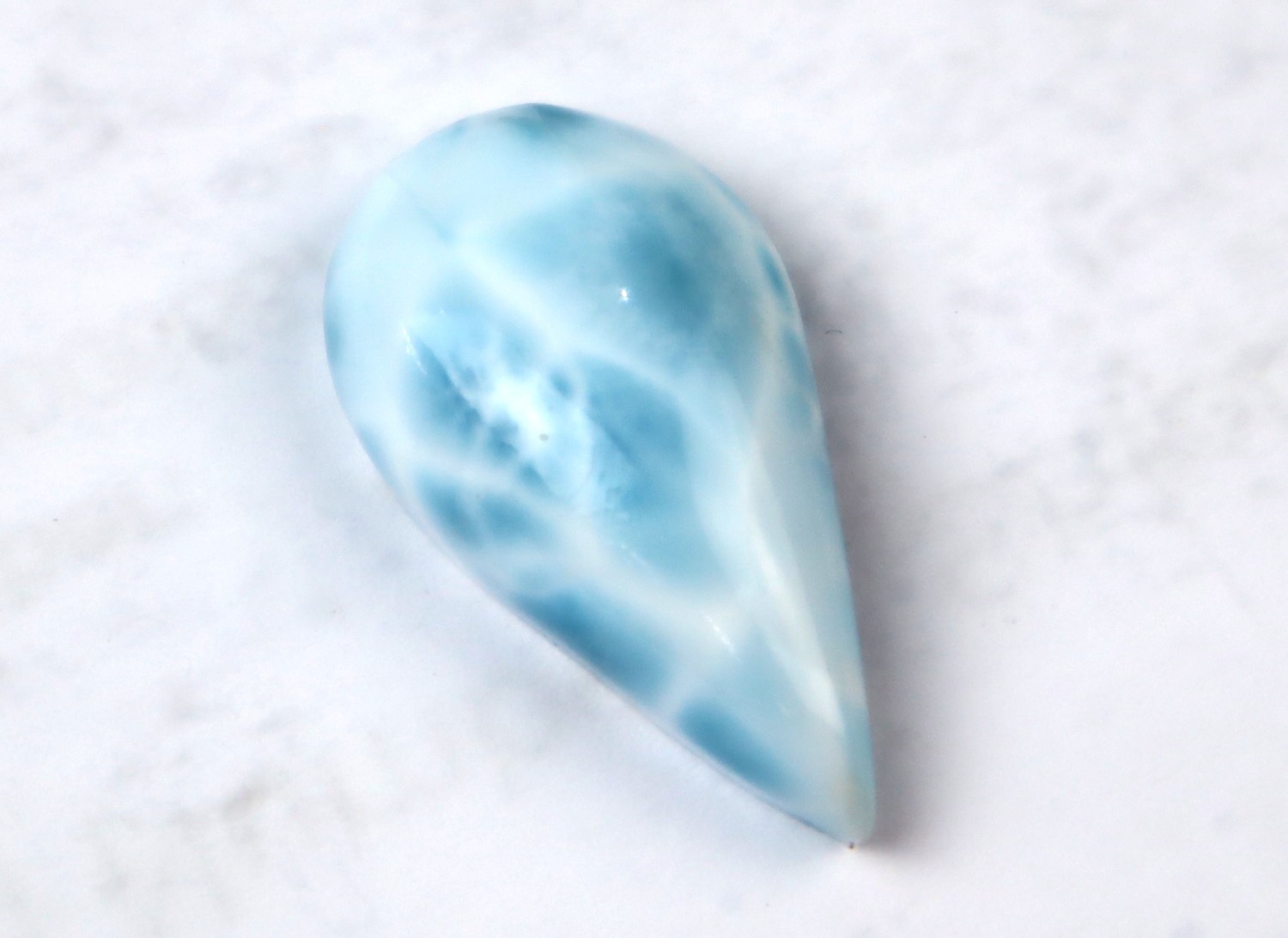 Excellent Natural Sky Blue Larimar Cabochon 25mm