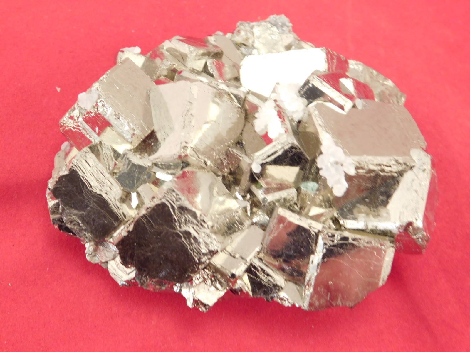 LARGER! PYRITE Crystal CUBE Cluster 100% Natural Huanzala Mine Peru 414gr