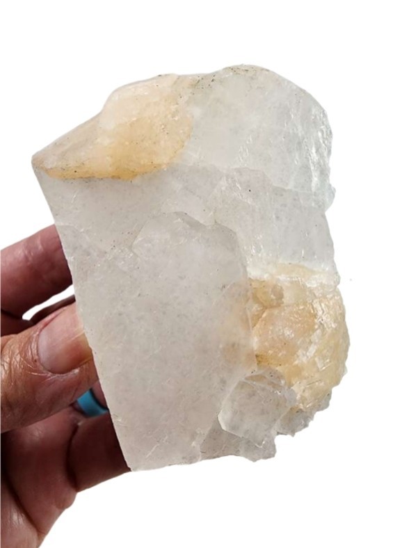 Clear Apophyllite Cluster 150.1 grams.