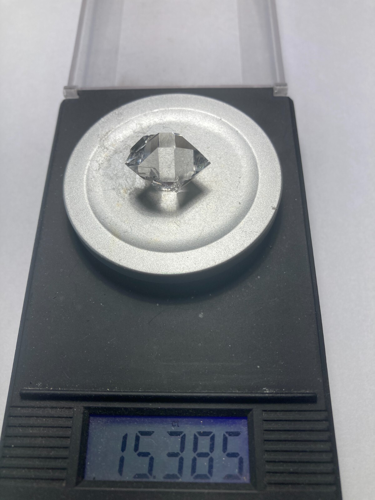 Herkimer NY AA + Diamond NEW TREASURE BOX 18mm x 15mm, 15.38ct sec A2