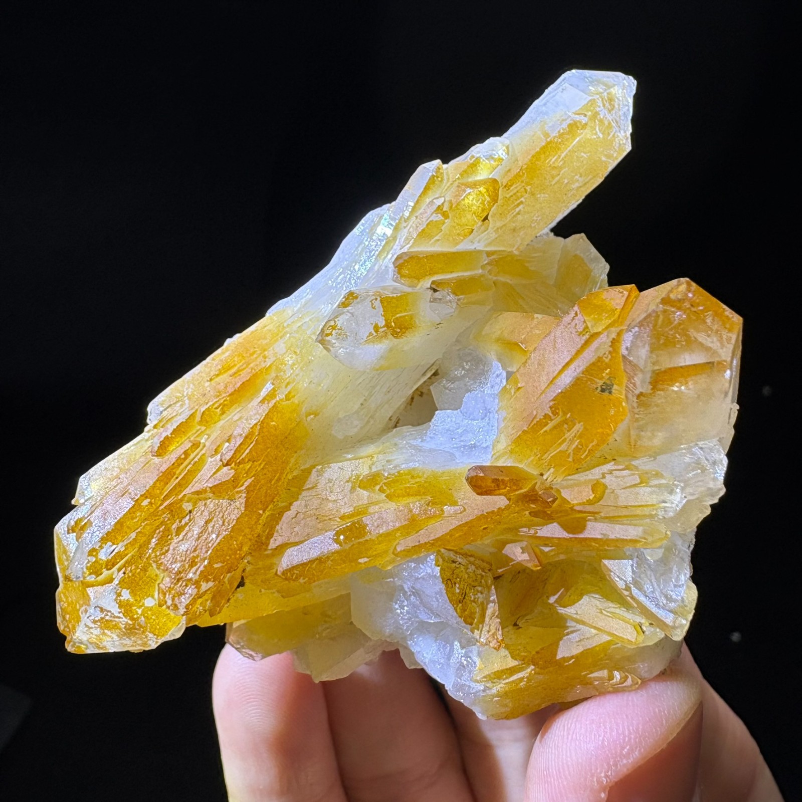 Natural Clear Quartz Cluster Crystal Specimen Raw Mineral Heal Reiki Clarity