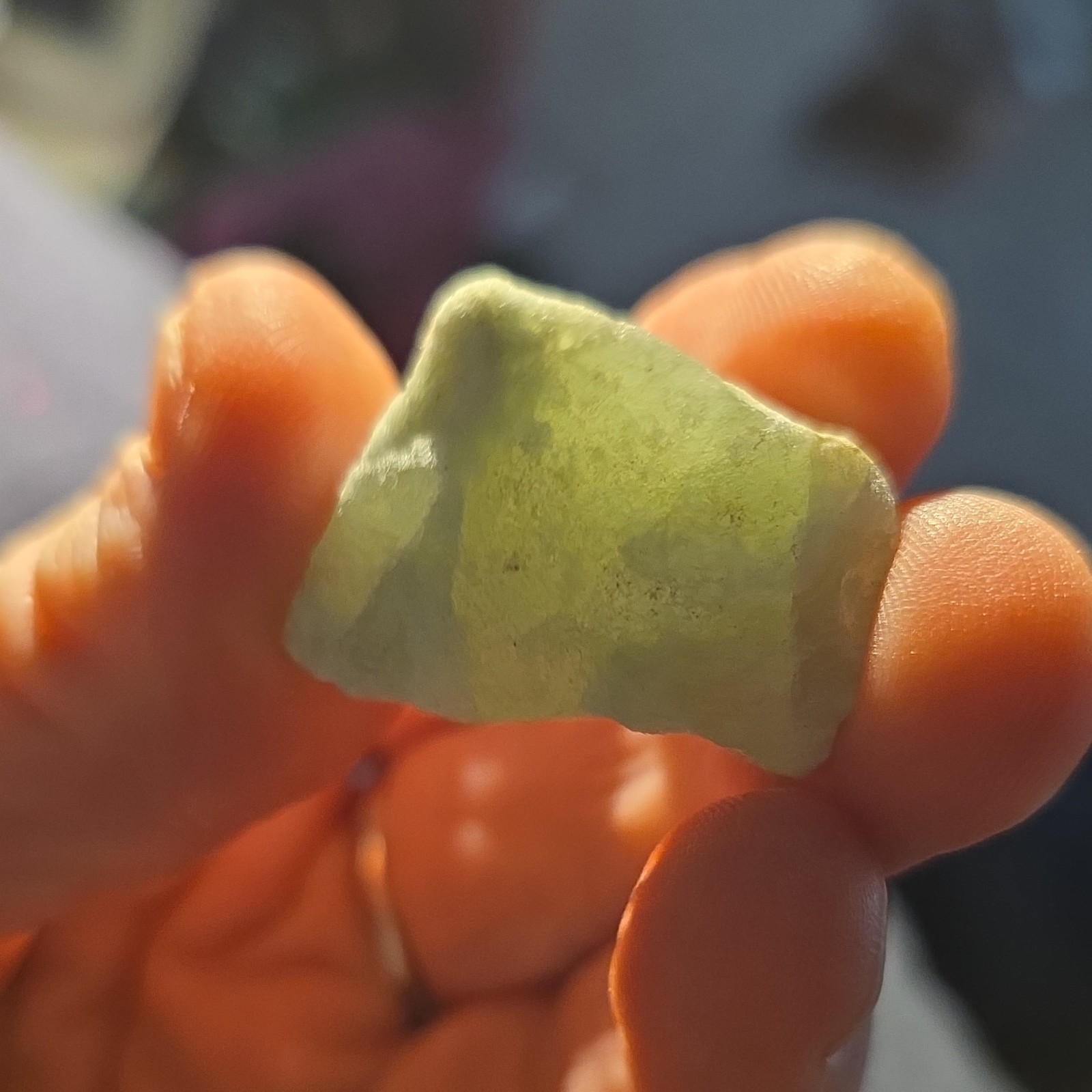 Green Natural Rough Crystal Mineral Specimen Stone Chunk Natural Shape