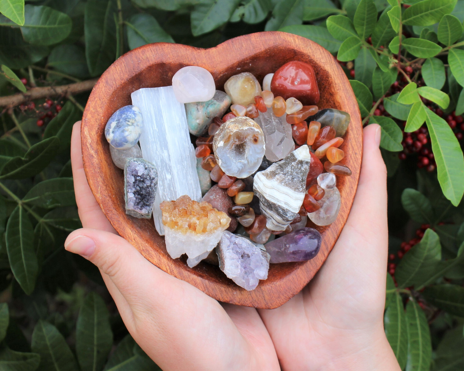 Crystal Confetti Scoop: Crystal Mix, Gemstones – Tumbled & Rough Stones, Gifts!