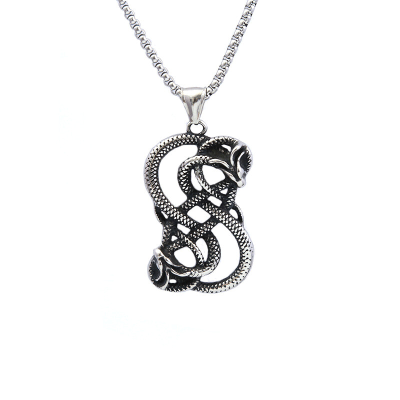 Fashion Jewelry Viking Ssangyong Pendant Retro Men/women Necklace Gift 1PC
