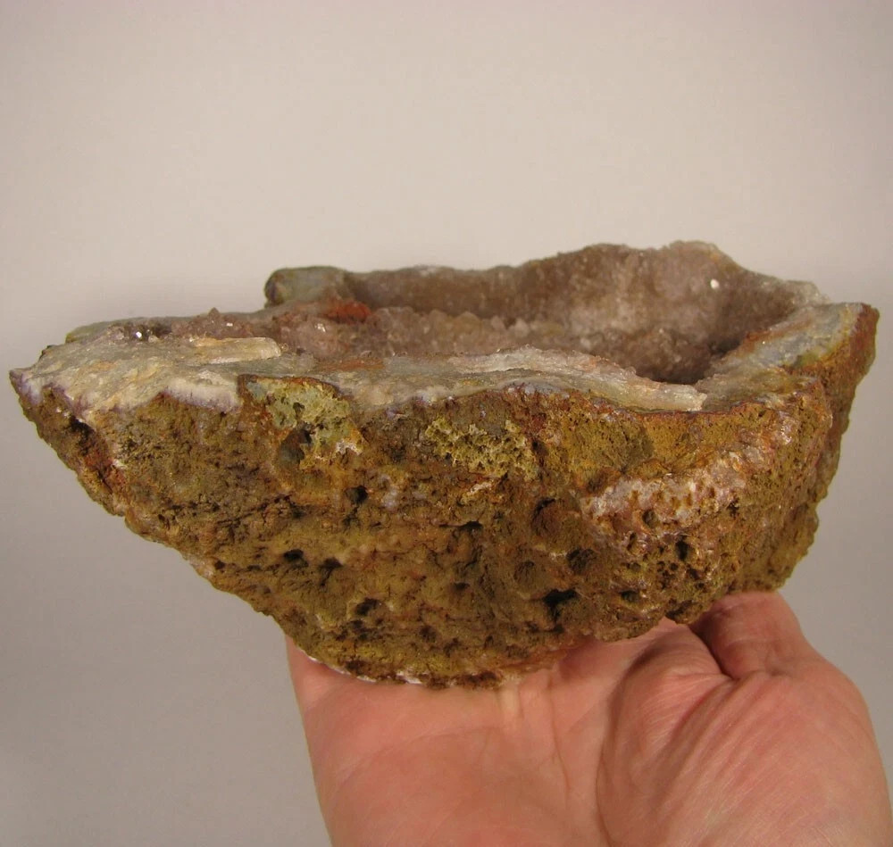 6.8″ AMETHYST Geode Crystals Cluster – Morocco – 3.4 lbs.