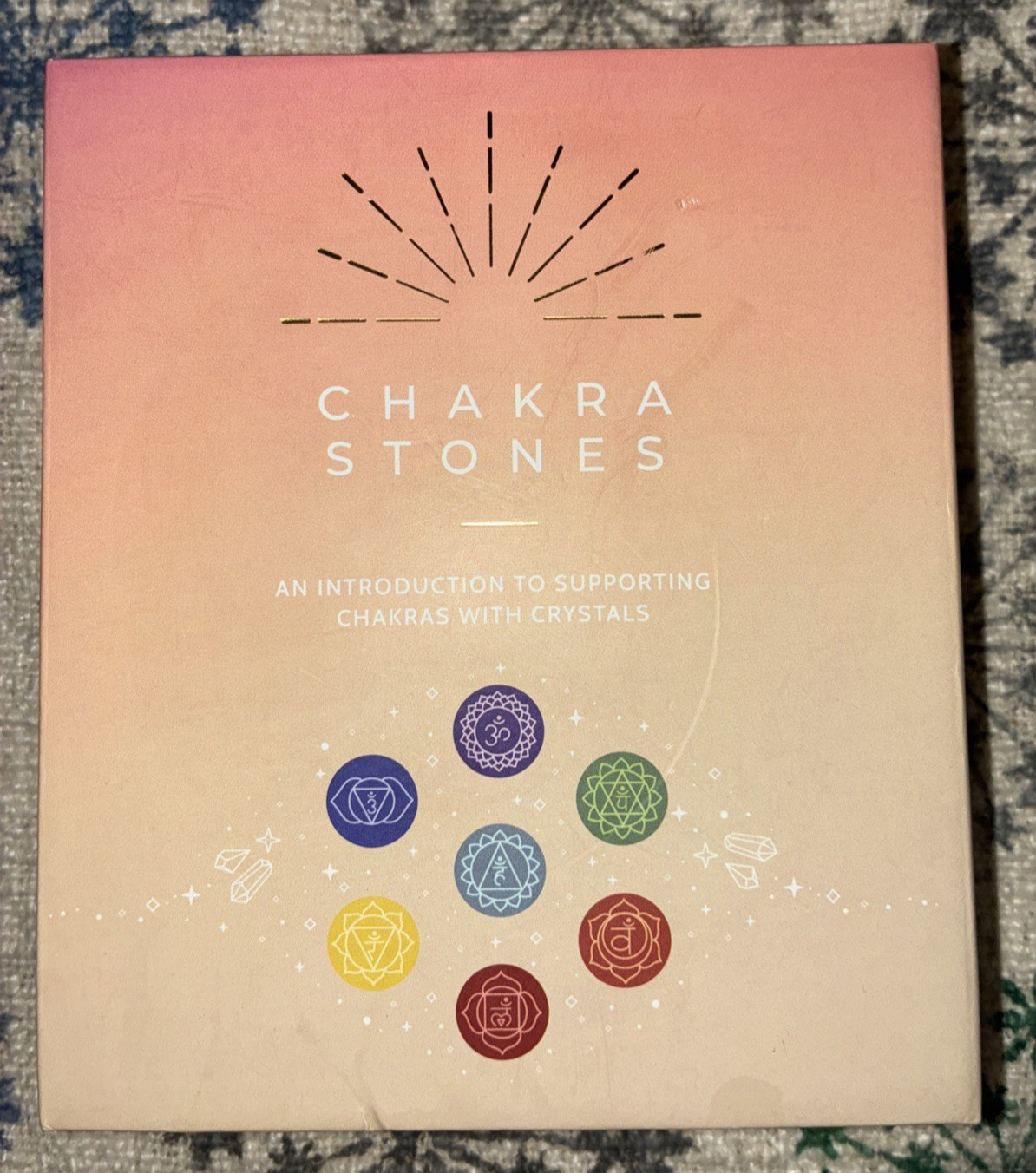 Shoppe geo Tumbled Chakra Crystal Set 7 Seven Healing Stones Mini Kit