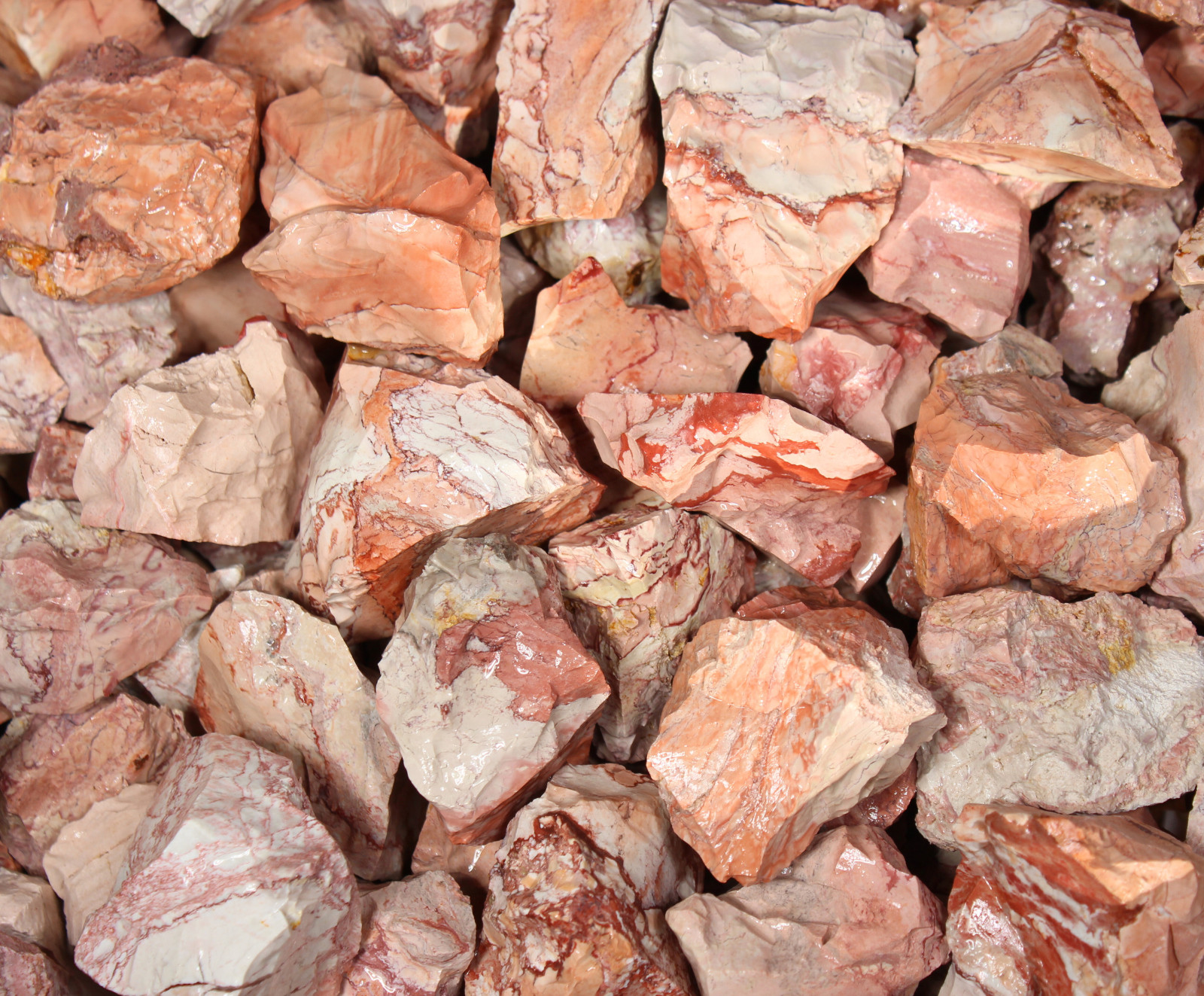 Pastel Jasper – Rough Rocks for Tumbling – Bulk Wholesale Options