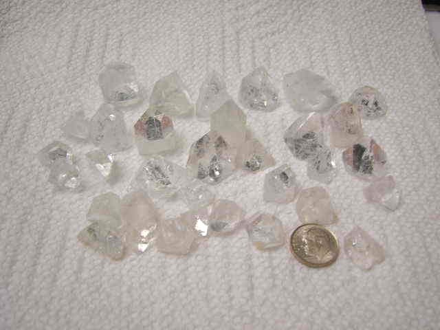 Apophyllite crystals terminated all natural rare India 4 crystals per buyer