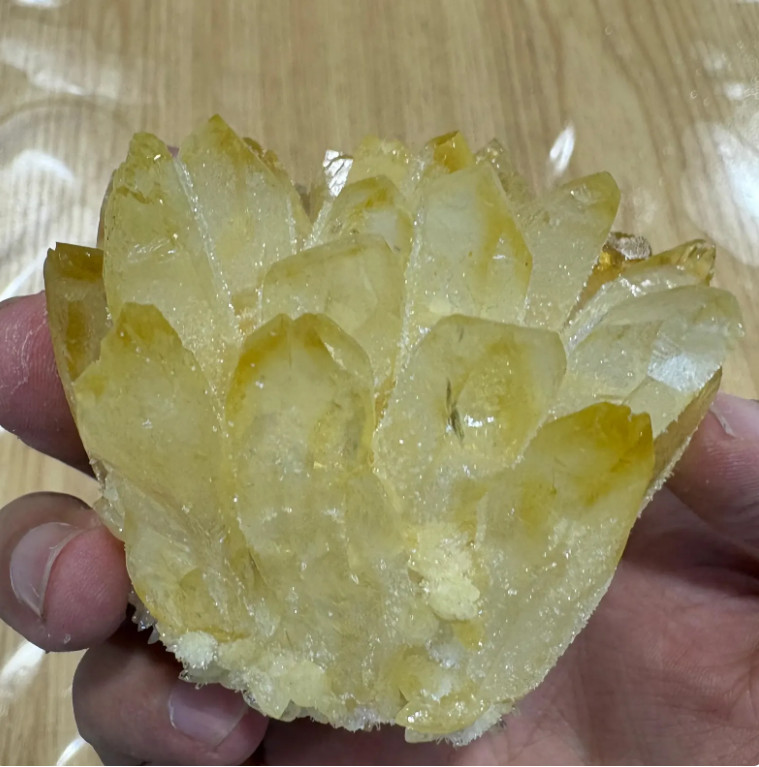 Citrine Quartz Cluster Ornaments Crystal Cluster | Home Decor, Healing Gift