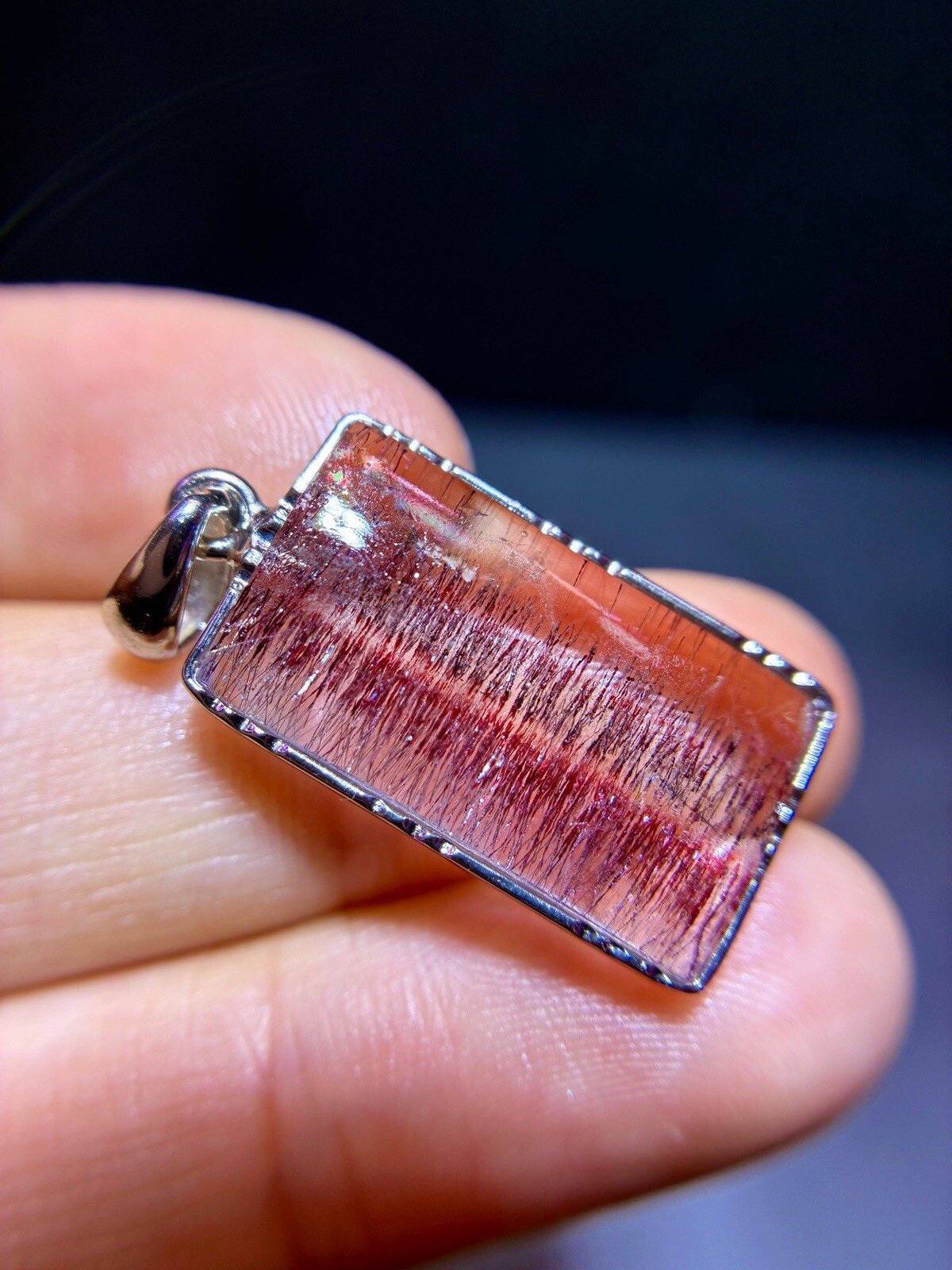 Natural Purple Crystal Purple Super Seven Casual Brand Pendant for men and women
