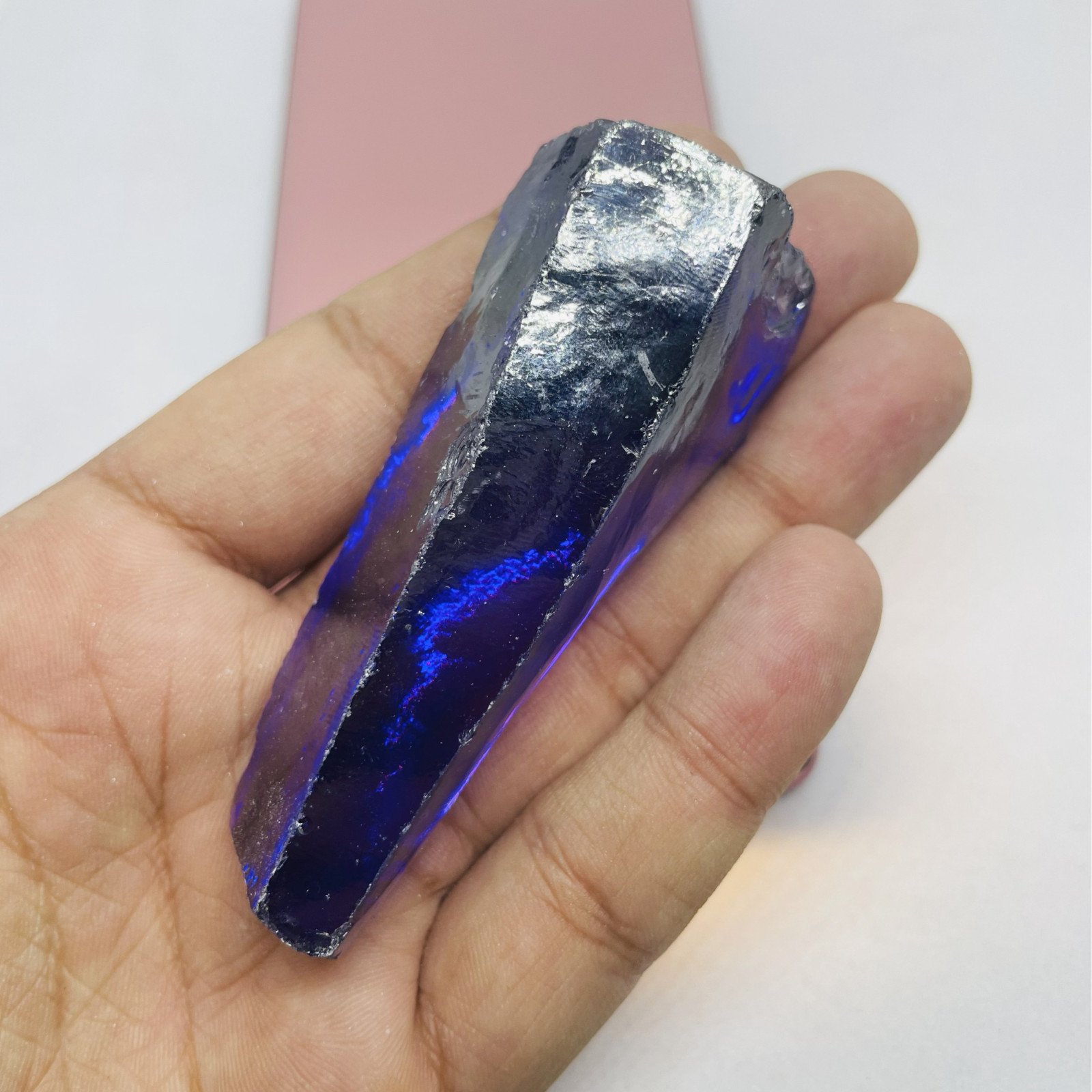 500CT Rough Blue Zircon Natural Stone | Healing Raw Crystal for Spiritual Energy