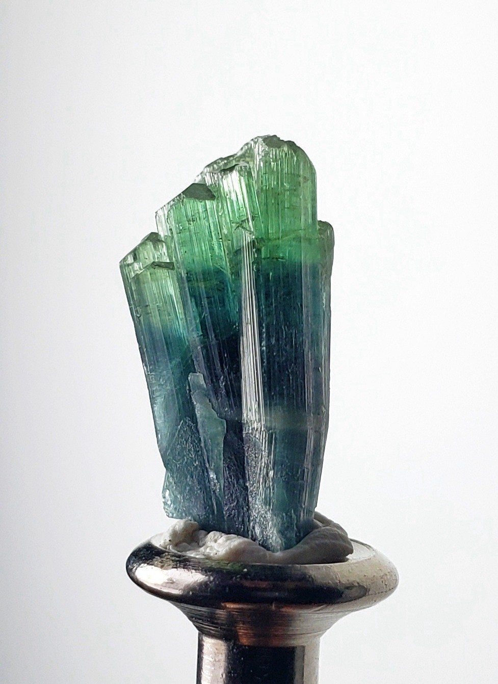 Bi Colour Tourmaline Spray Crystals From Afghanistan Peech Mine 3.3 Gram