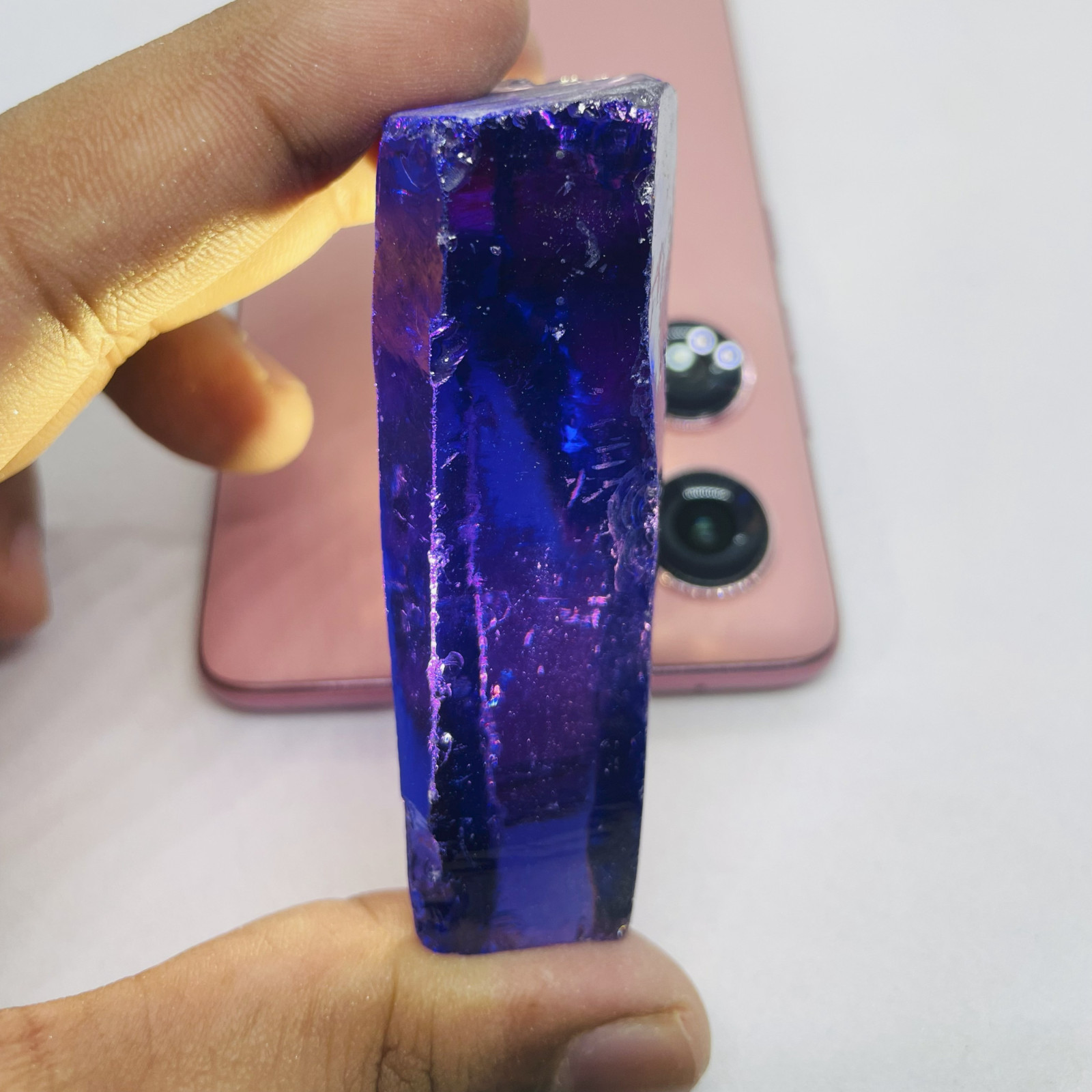500CT Rough Blue Zircon Natural Stone | Healing Raw Crystal for Spiritual Energy
