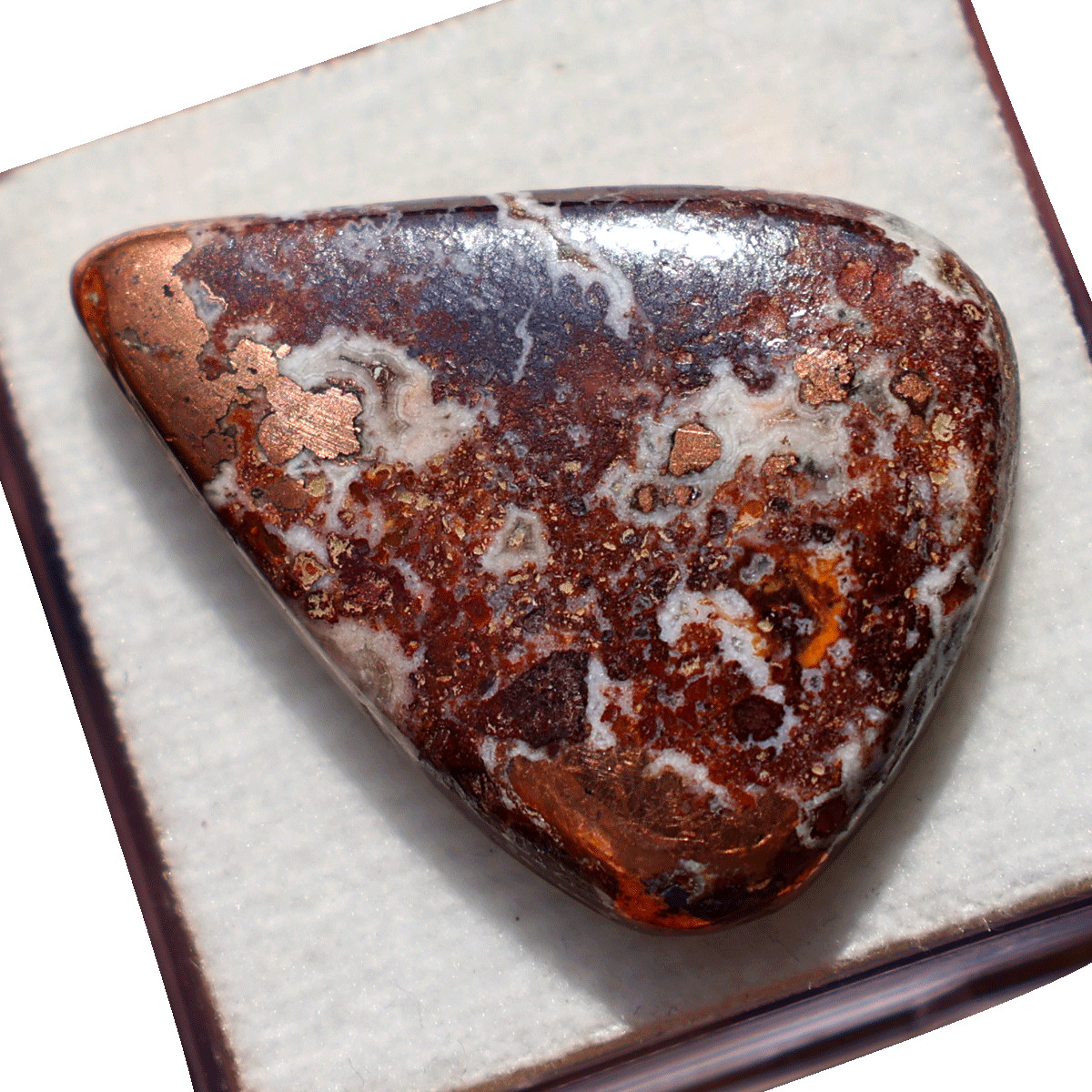 4 Pcs Natural Copper Dolomite Hi-Grade Collectible Teardrop Crystal Specimens