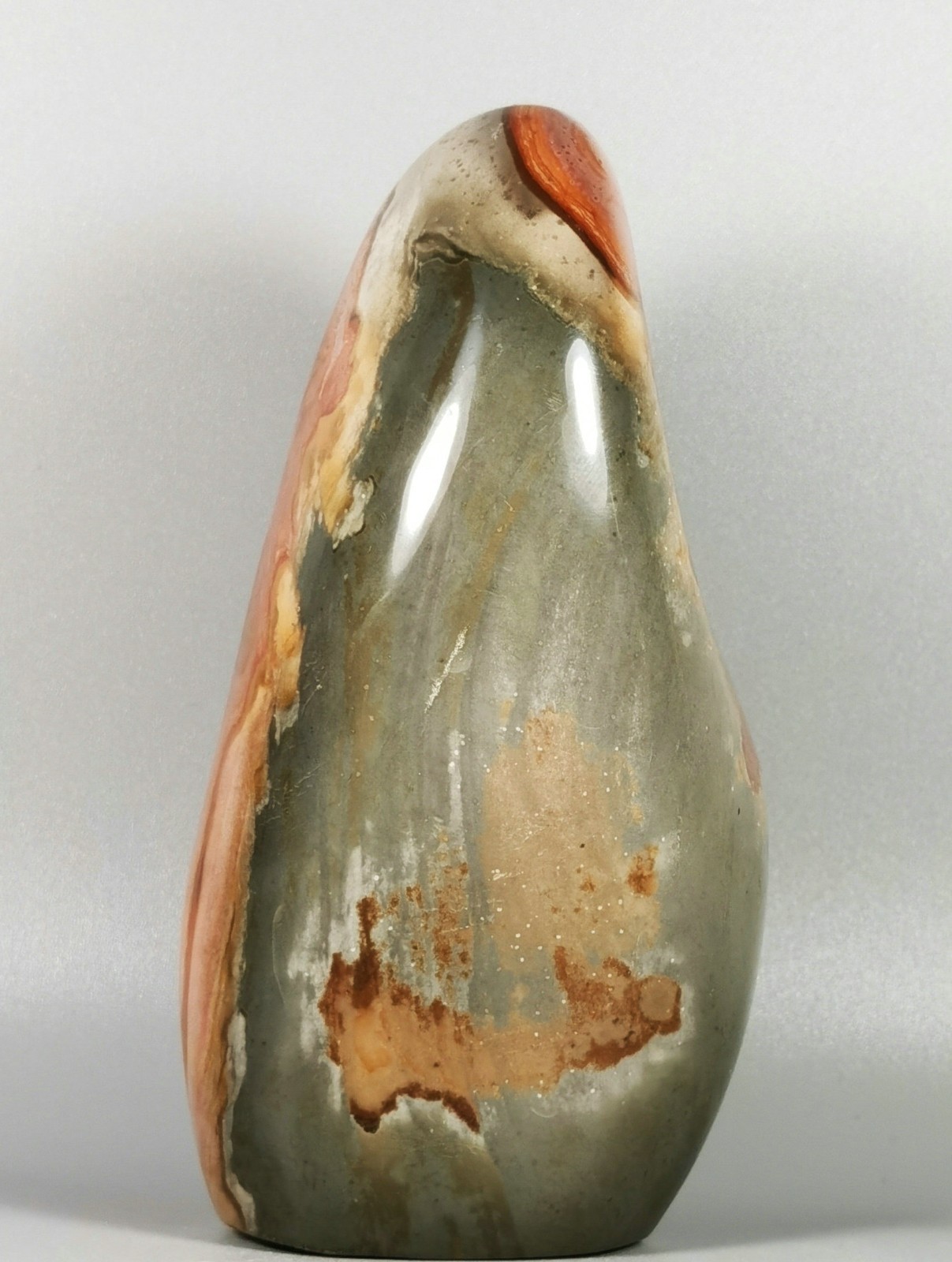 Polished POLYCHROME JASPER Freeform Standup Madagascar