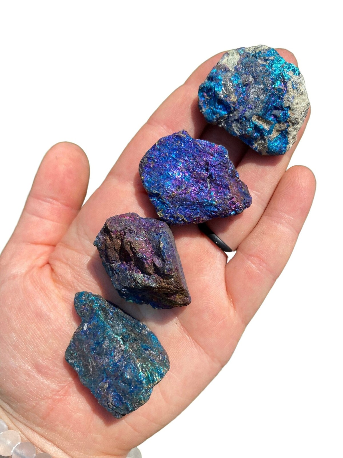Raw Peacock Ore Stone, Rough Rainbow Chalcopyrite Stone, Natural Stone