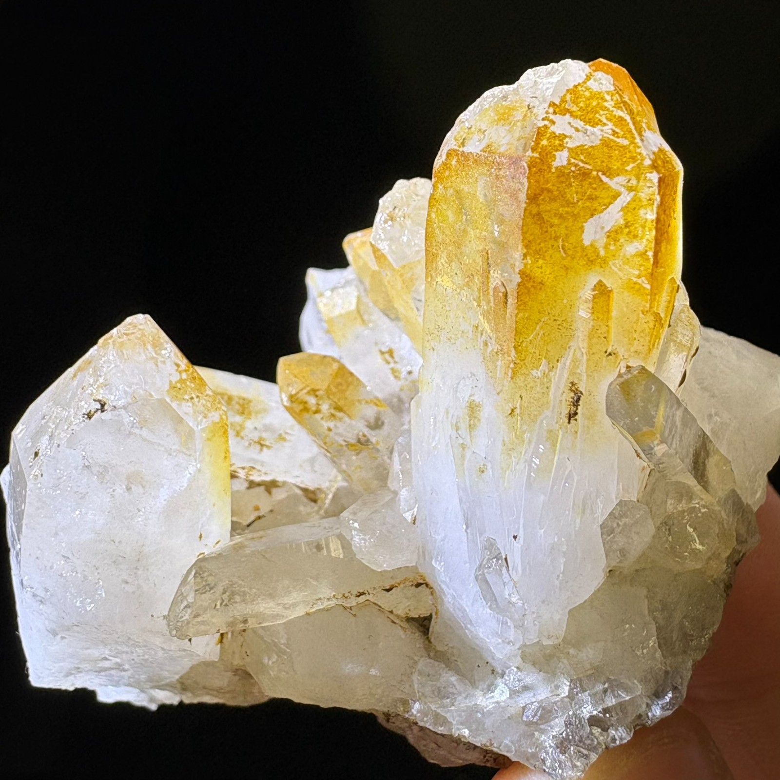 Natural Clear Quartz Cluster Crystal Specimen Raw Mineral Heal Reiki Clarity
