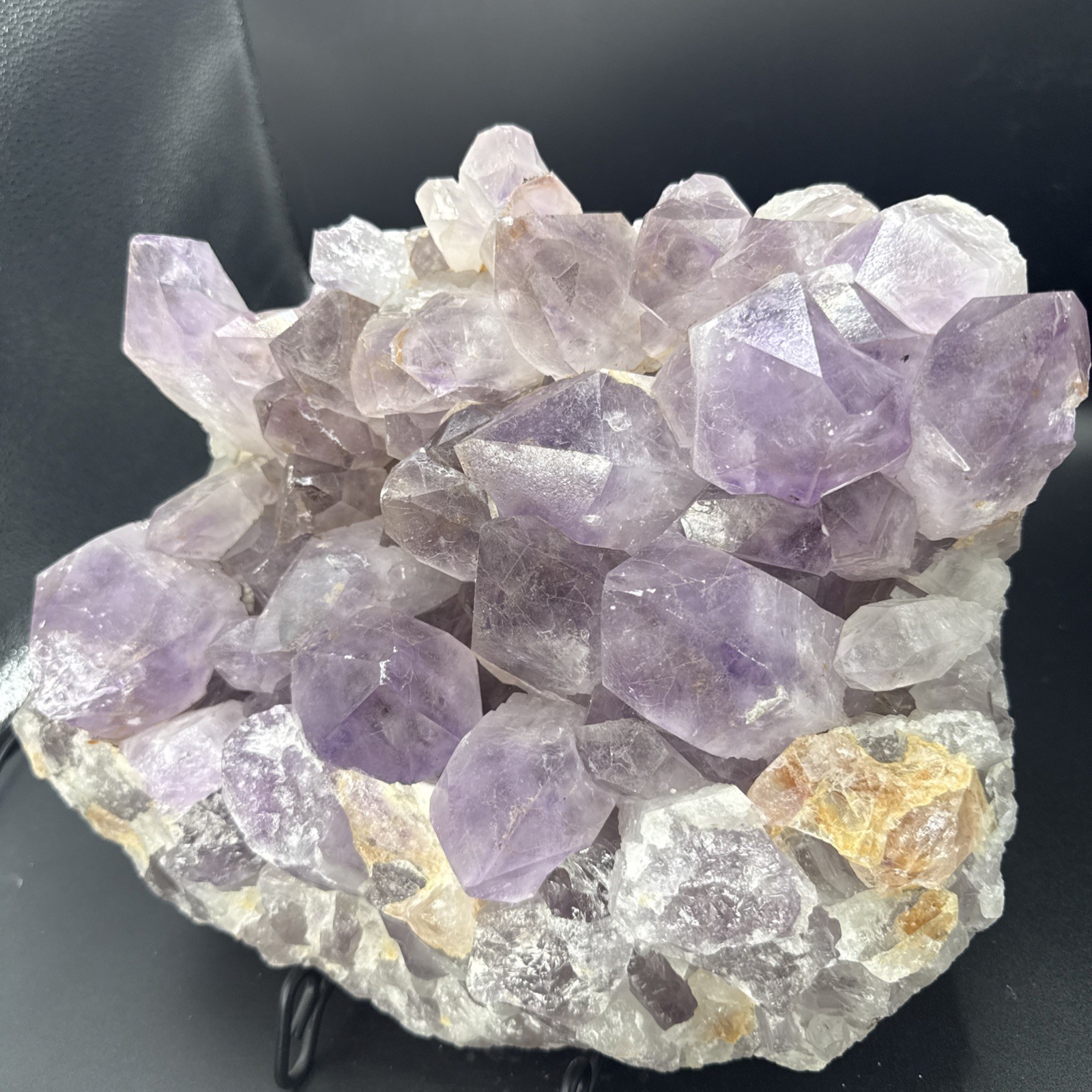 25 LB Huge Natural Amethyst Plate! Big Points! Crystals, Minerals, Congo!