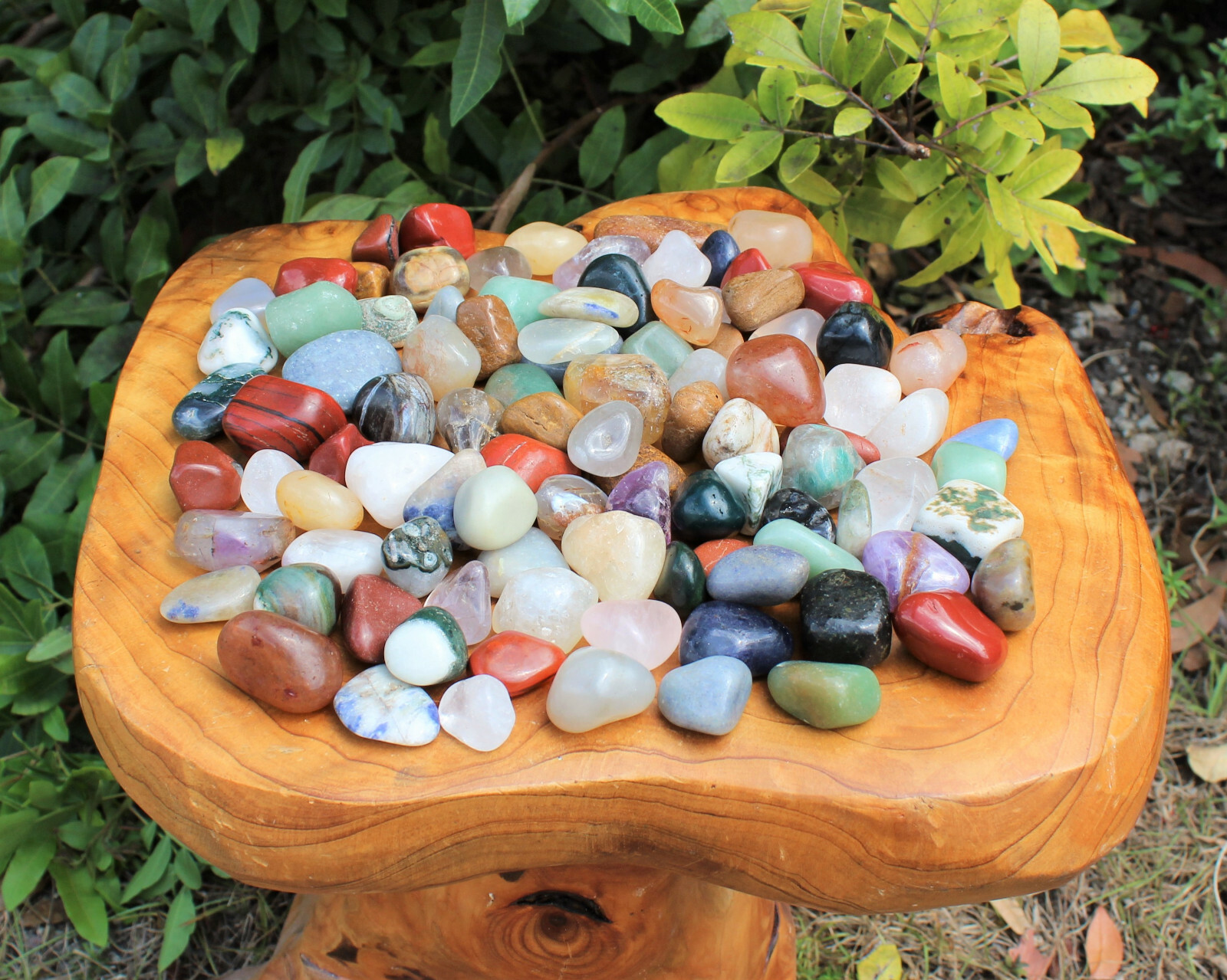 Assorted Mixed Tumbled Stones HUGE 10 lb Wholesale Bulk Lot MEDIUM Reiki Mix