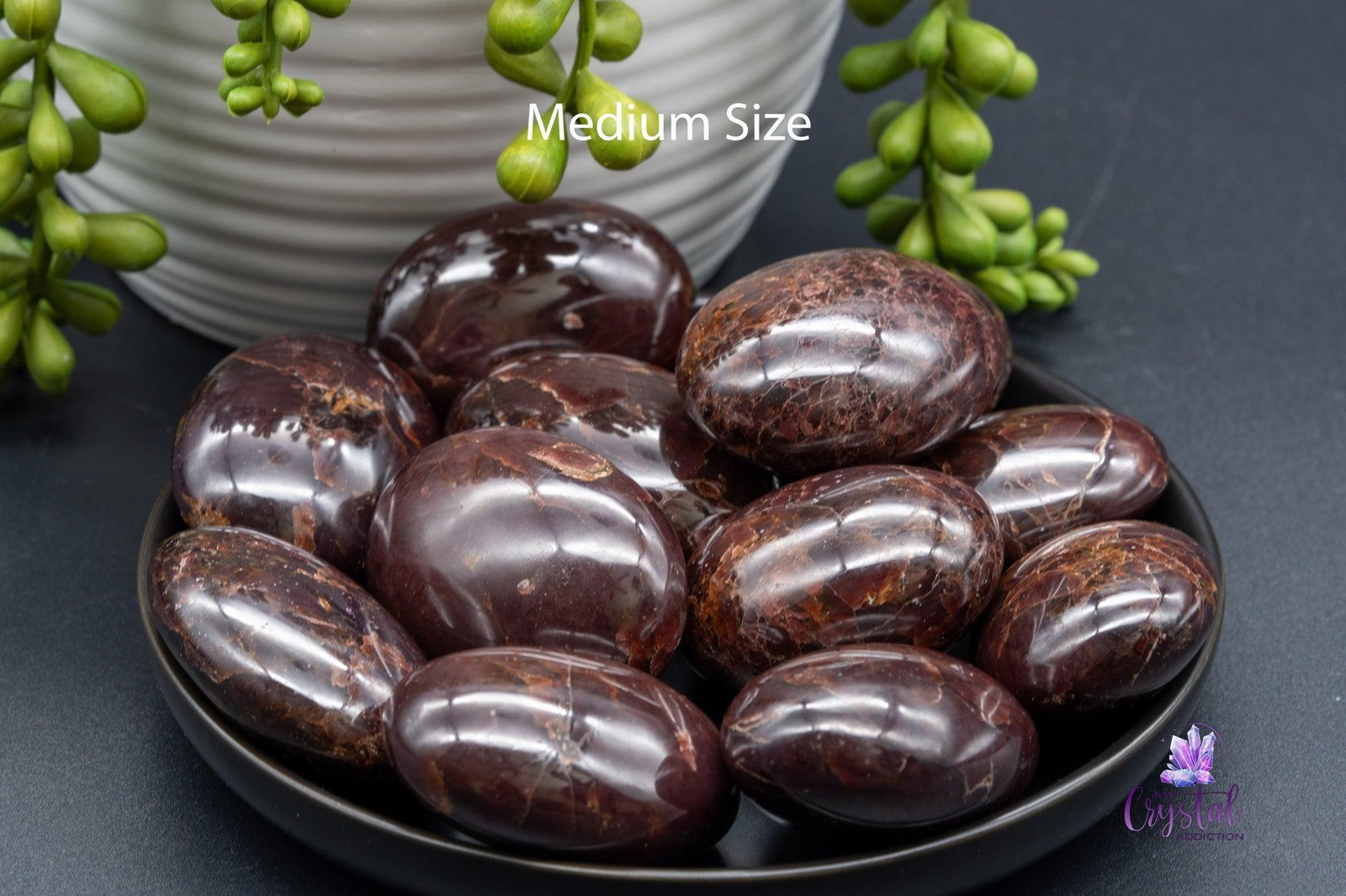 Red Star Garnet Palmstone